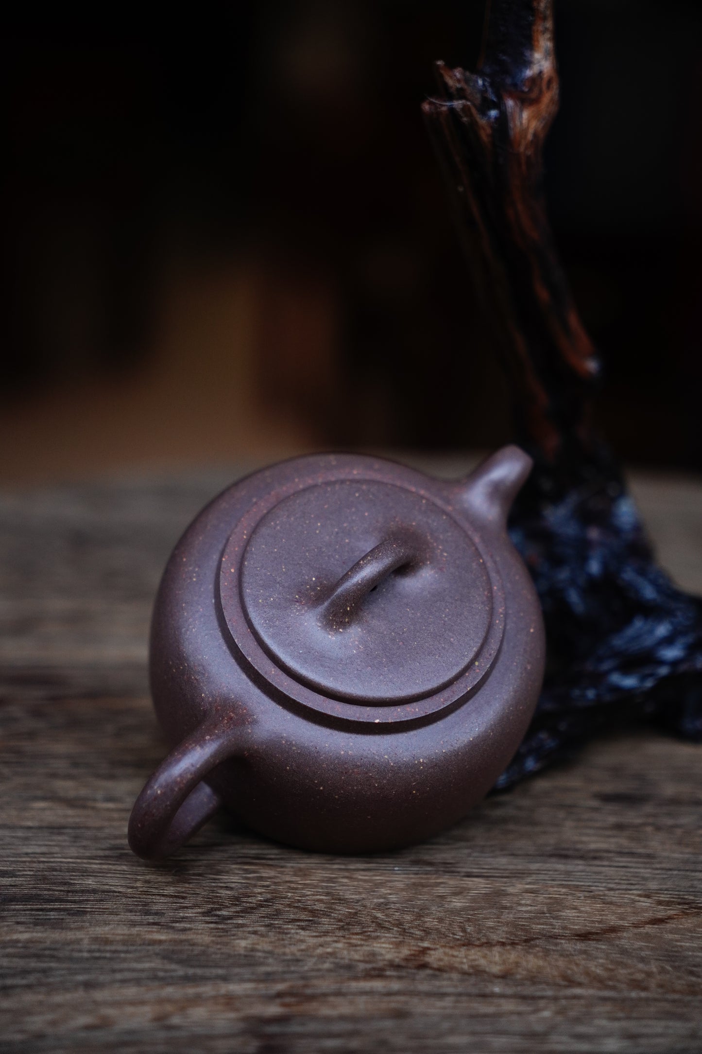 Full-Handmade Jinglan teapot, Old Duan clay, 170ml Collectible Zen Traditional Chinese Tea Art