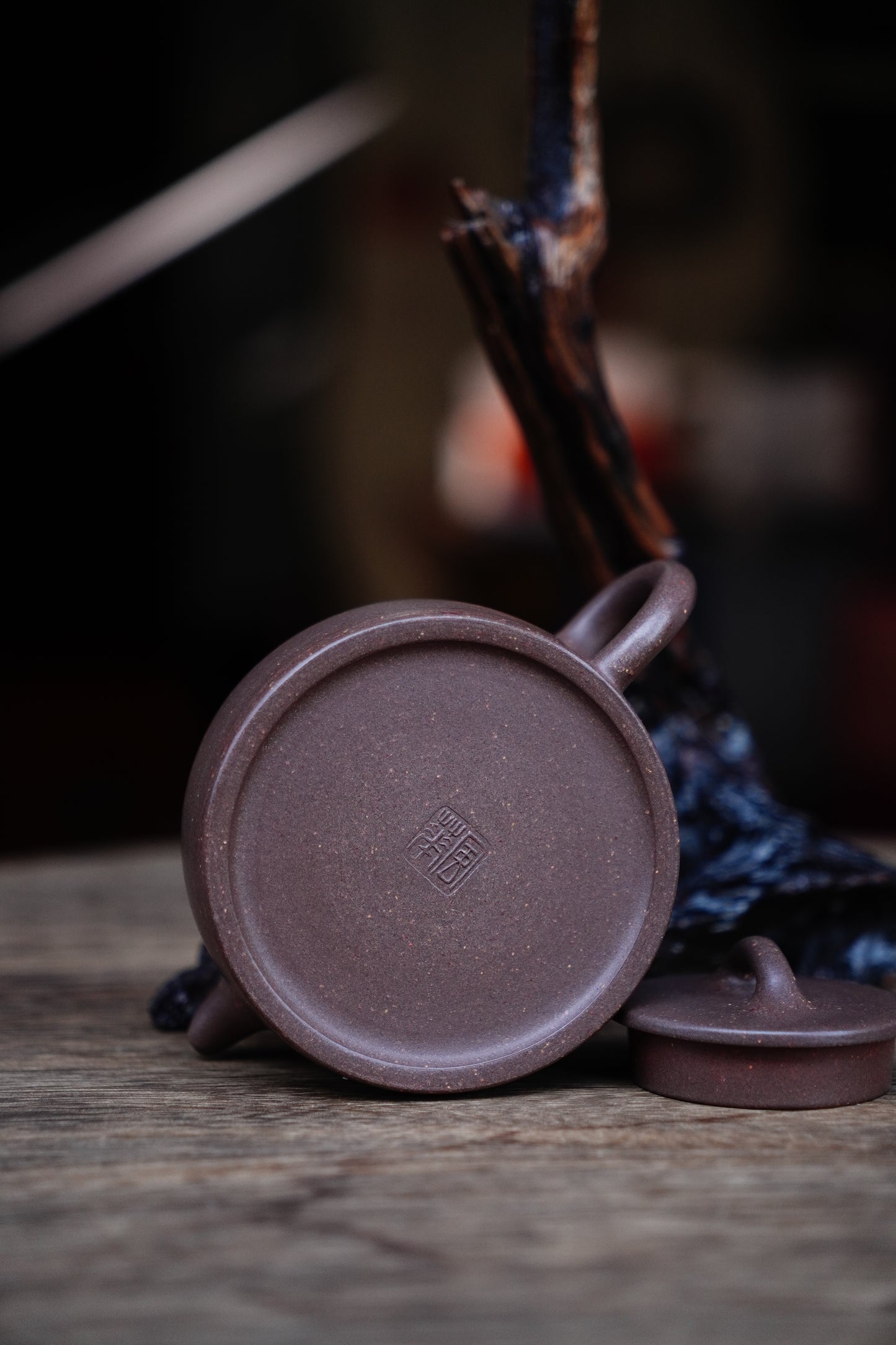 Full-Handmade Jinglan teapot, Old Duan clay, 170ml Collectible Zen Traditional Chinese Tea Art