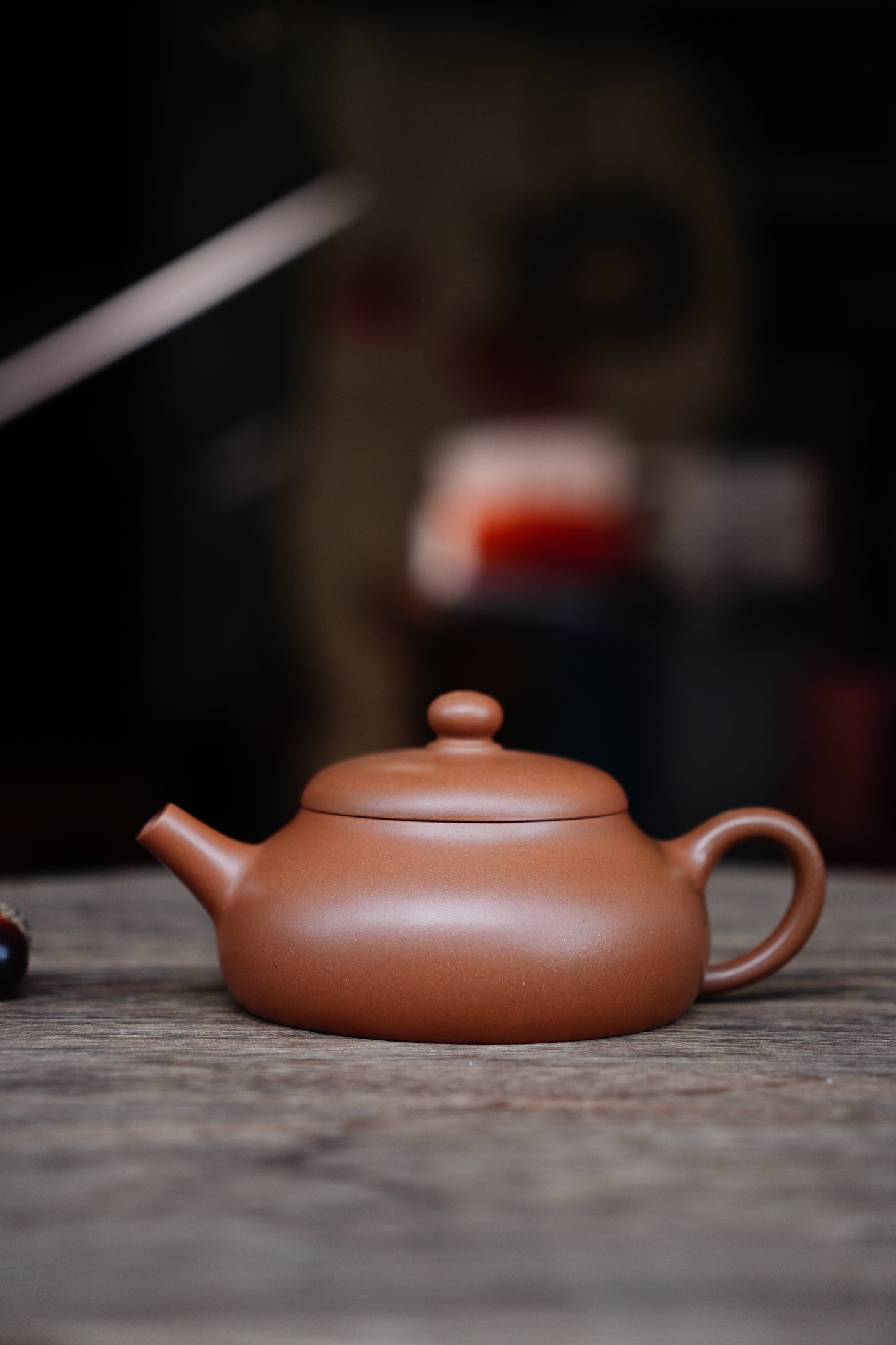 Full-Handmade Junyue  teapot, Qingpi clay, 180ml Collectible Zen Traditional Chinese Tea Art