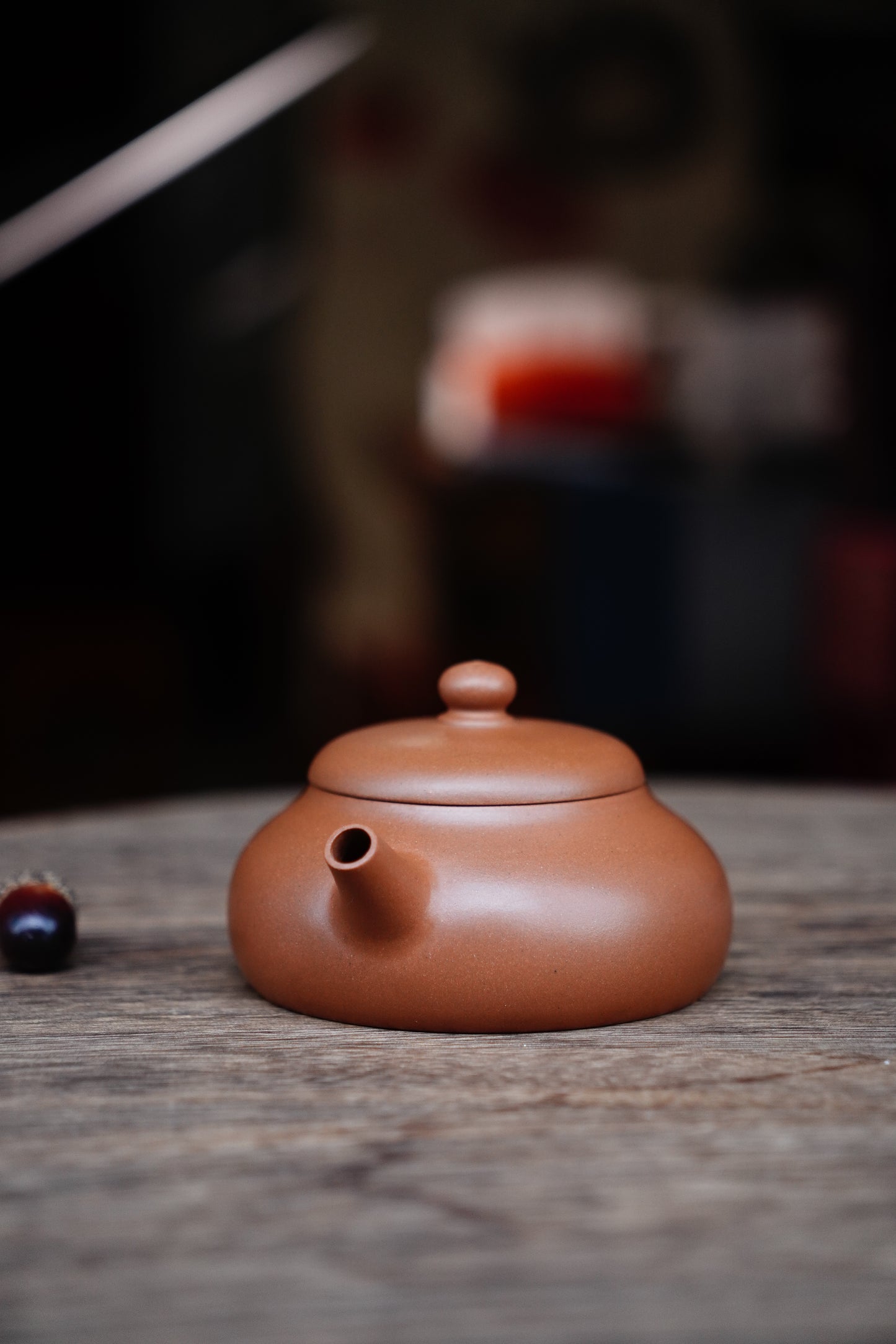 Full-Handmade Junyue  teapot, Qingpi clay, 180ml Collectible Zen Traditional Chinese Tea Art