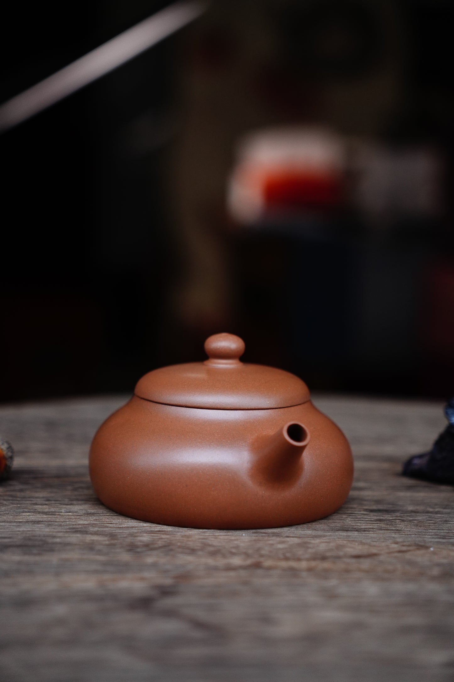 Full-Handmade Junyue  teapot, Qingpi clay, 180ml Collectible Zen Traditional Chinese Tea Art