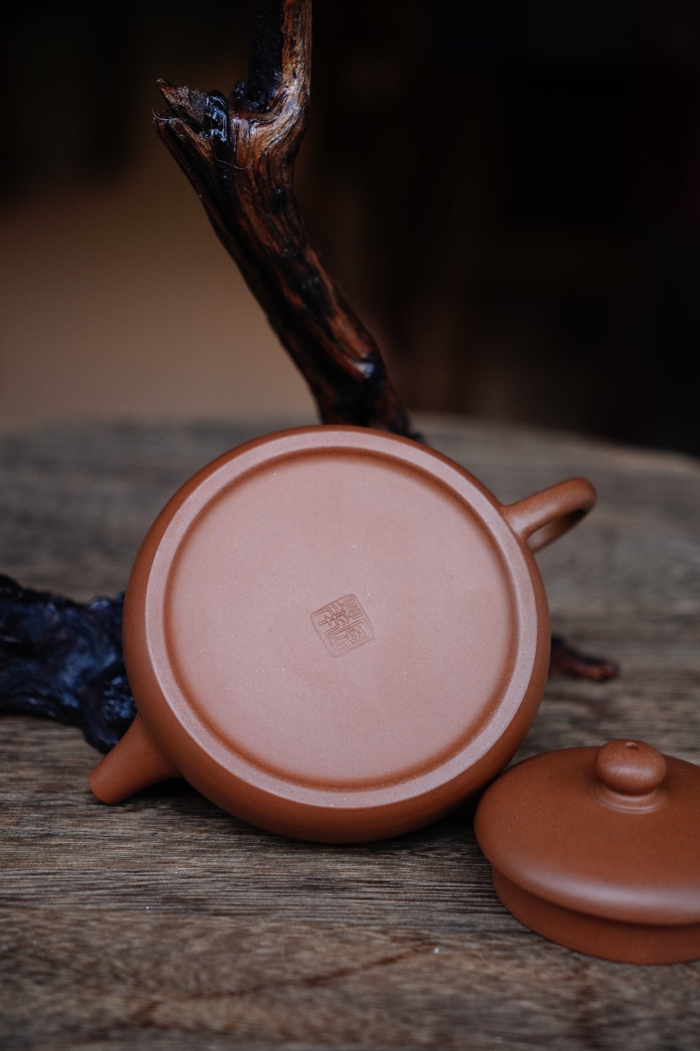 Full-Handmade Junyue  teapot, Qingpi clay, 180ml Collectible Zen Traditional Chinese Tea Art
