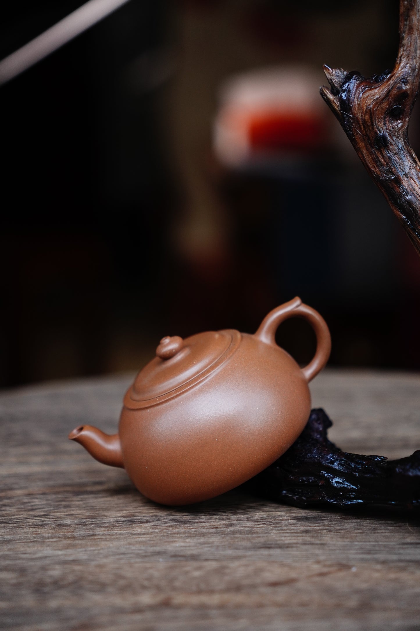 Full-Handmade gongdeng teapot, Qingpi clay, 130ml Collectible Zen Traditional Chinese Tea Art 130ml Piqing clay