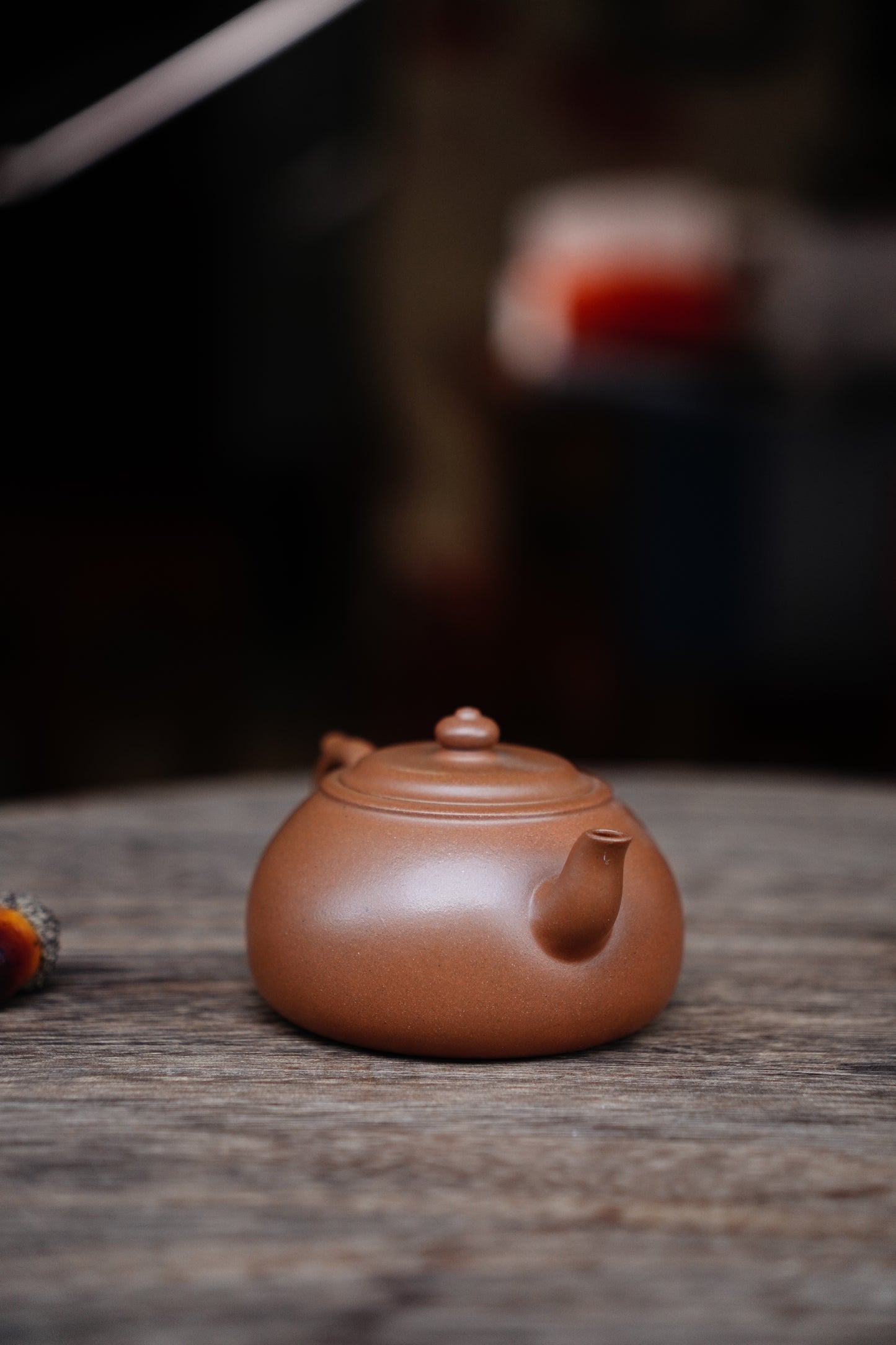 Full-Handmade gongdeng teapot, Qingpi clay, 130ml Collectible Zen Traditional Chinese Tea Art 130ml Piqing clay