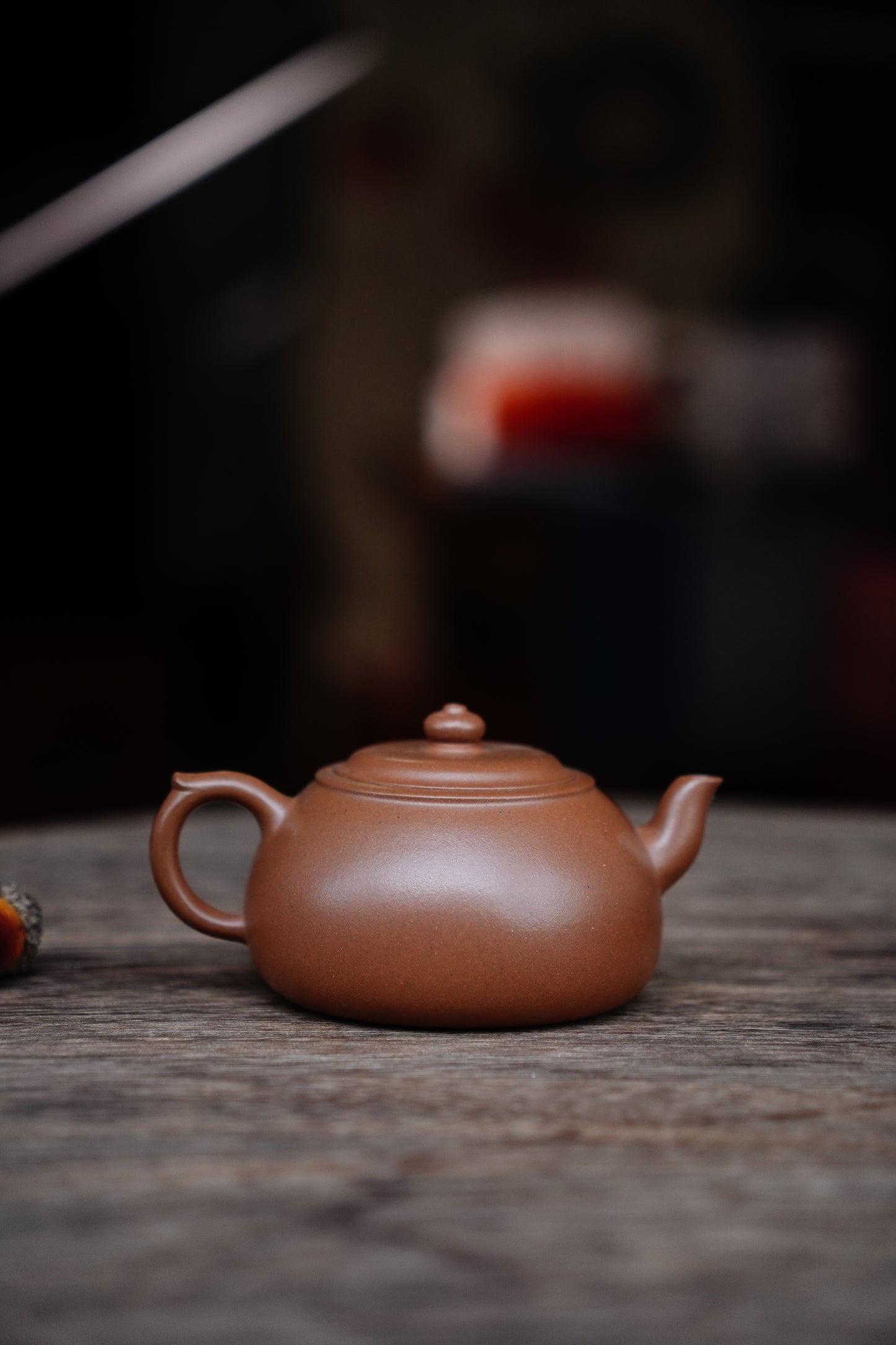 Full-Handmade gongdeng teapot, Qingpi clay, 130ml Collectible Zen Traditional Chinese Tea Art 130ml Piqing clay