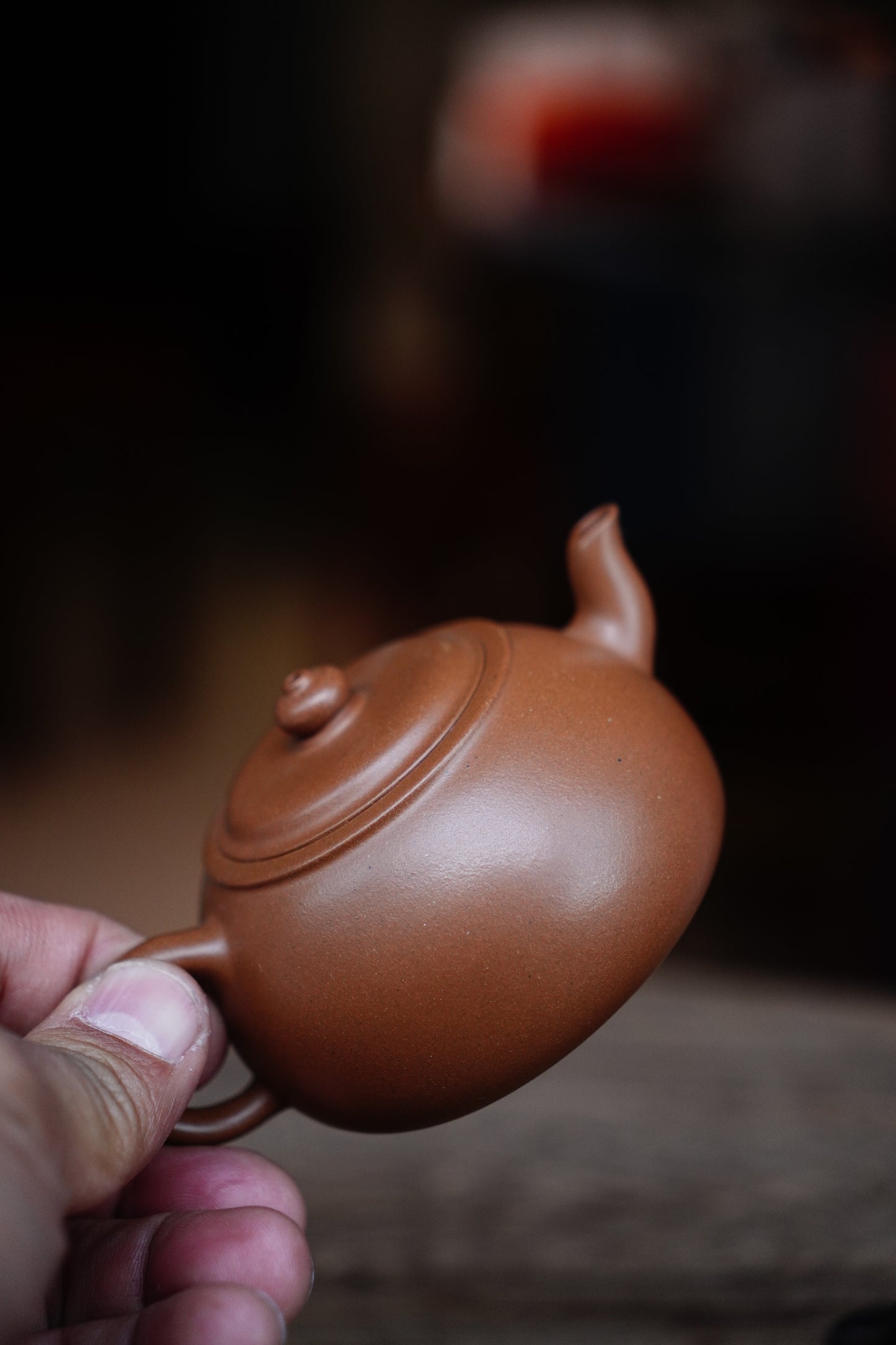 Full-Handmade gongdeng teapot, Qingpi clay, 130ml Collectible Zen Traditional Chinese Tea Art 130ml Piqing clay