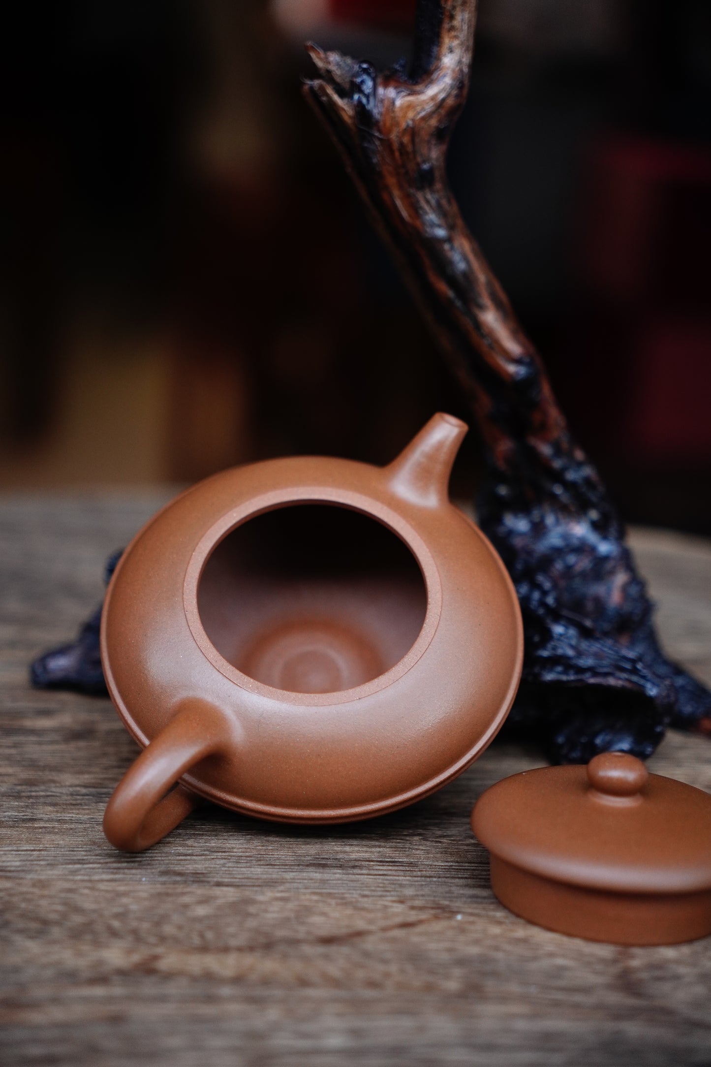 Full-Handmade Xianquan teapot, Qingpi clay, 170ml Collectible Zen Traditional Chinese Tea Art