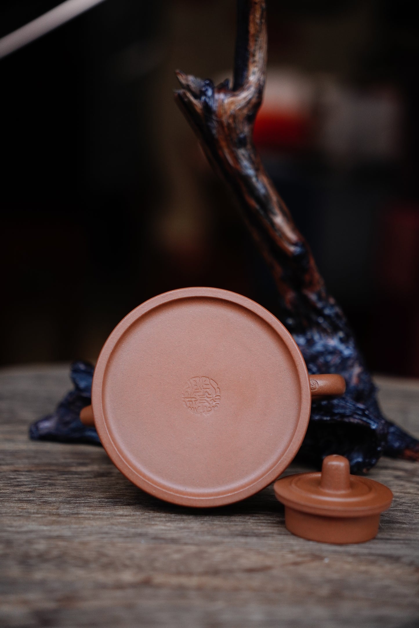Full-Handmade Hanzhong teapot, Qingpi clay, 170ml Collectible Zen Traditional Chinese Tea Art