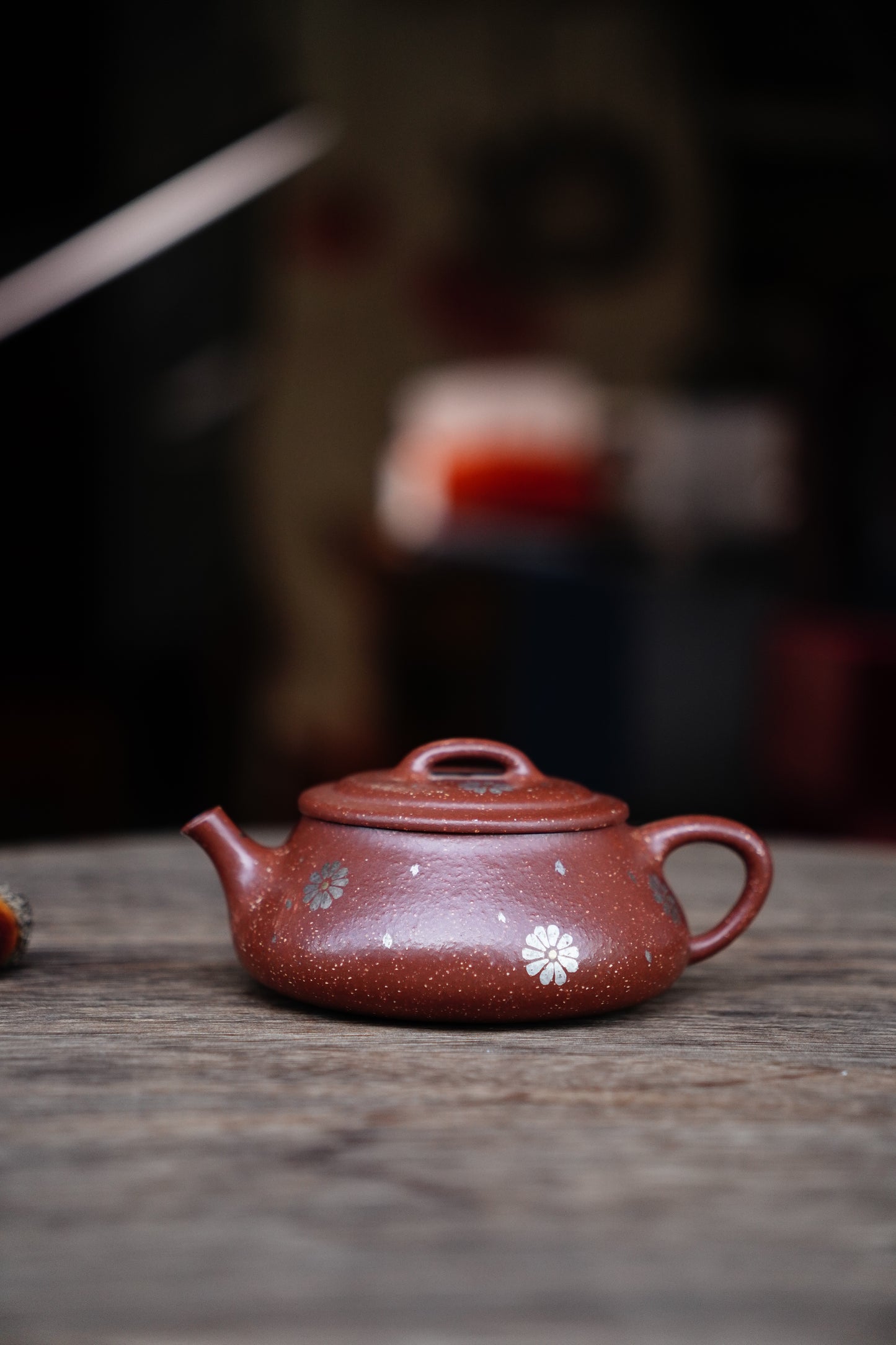 Full-Handmade Yipiao teapot, Red jiangpo clay, 130ml Collectible Zen Traditional Chinese Tea Art