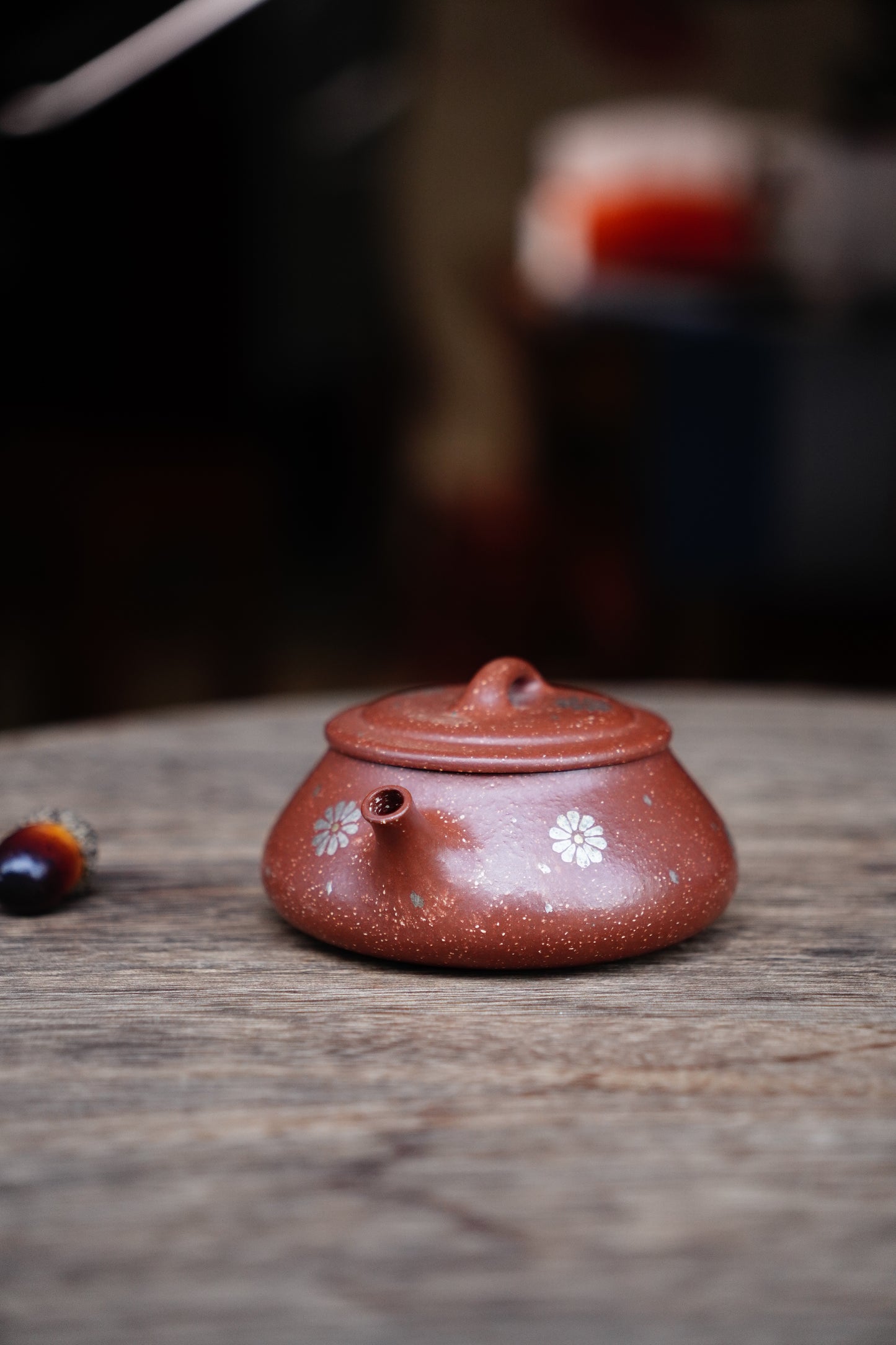 Full-Handmade Yipiao teapot, Red jiangpo clay, 130ml Collectible Zen Traditional Chinese Tea Art