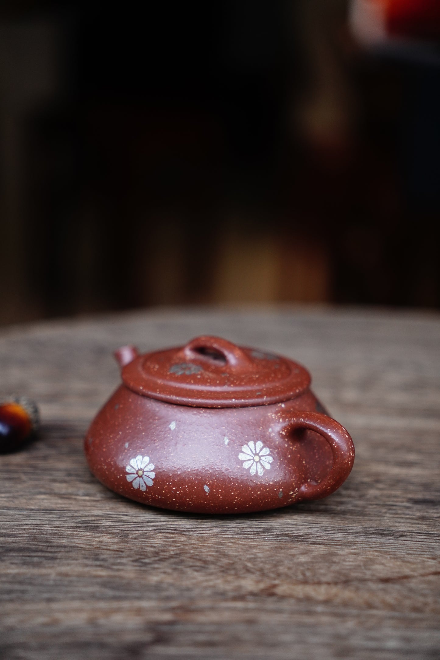 Full-Handmade Yipiao teapot, Red jiangpo clay, 130ml Collectible Zen Traditional Chinese Tea Art