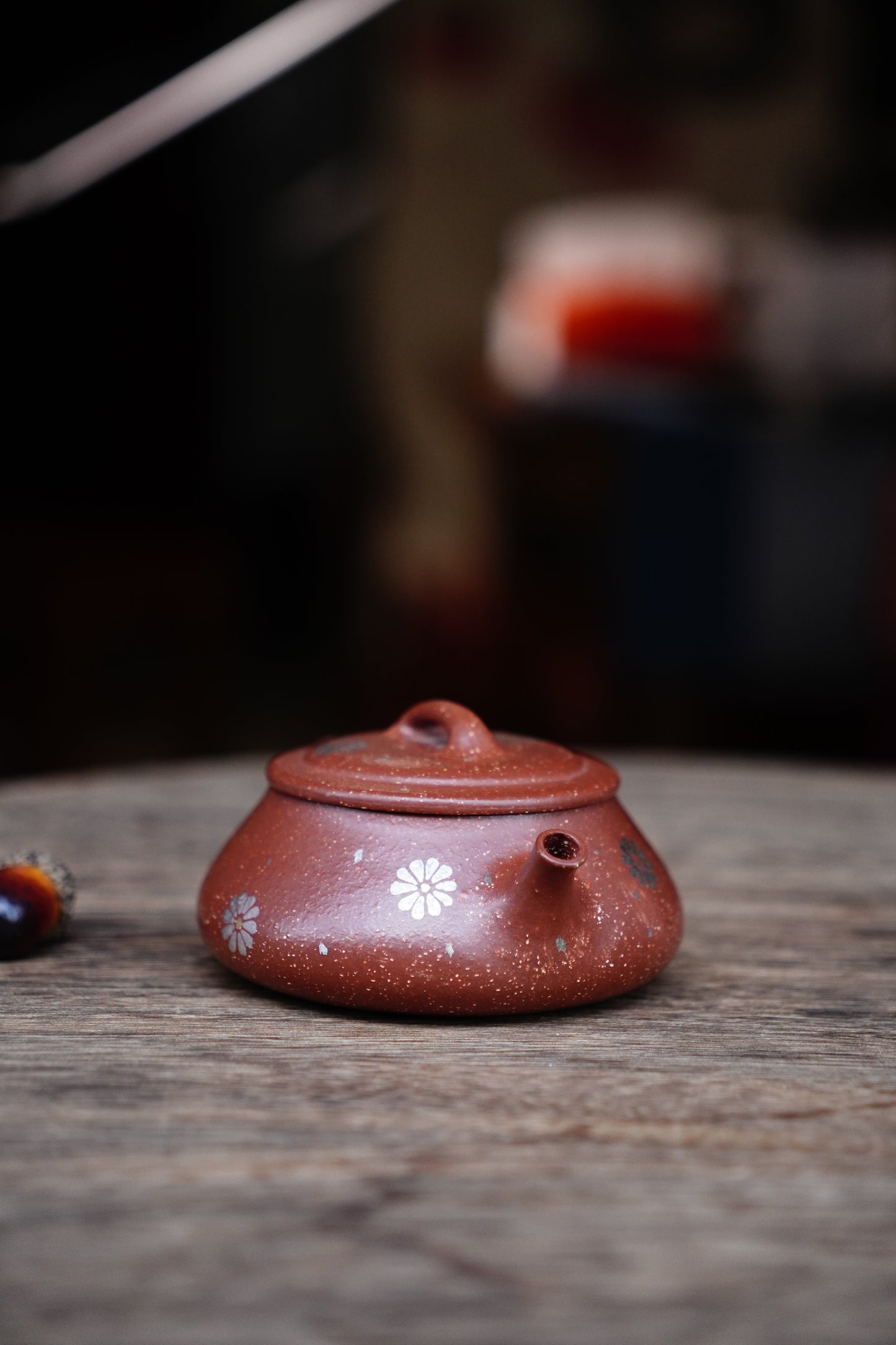 Full-Handmade Yipiao teapot, Red jiangpo clay, 130ml Collectible Zen Traditional Chinese Tea Art