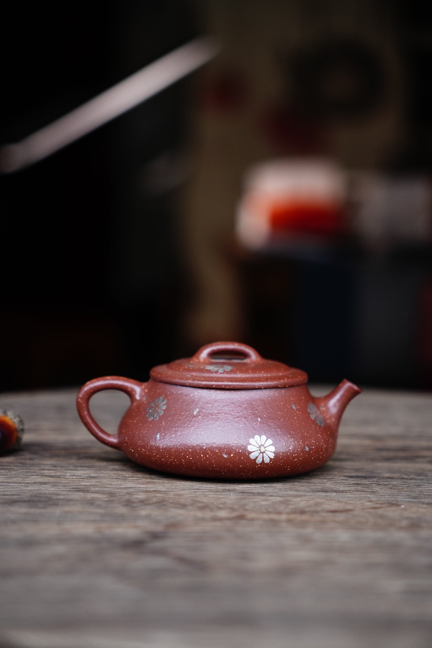 Full-Handmade Yipiao teapot, Red jiangpo clay, 130ml Collectible Zen Traditional Chinese Tea Art