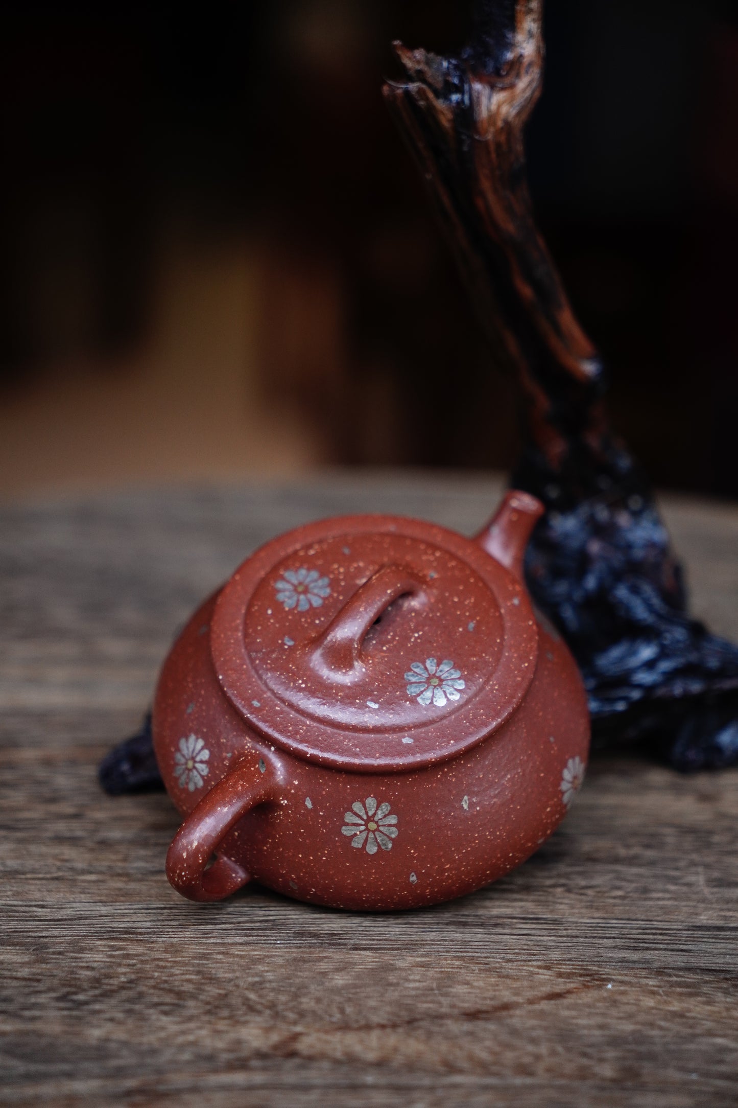 Full-Handmade Yipiao teapot, Red jiangpo clay, 130ml Collectible Zen Traditional Chinese Tea Art