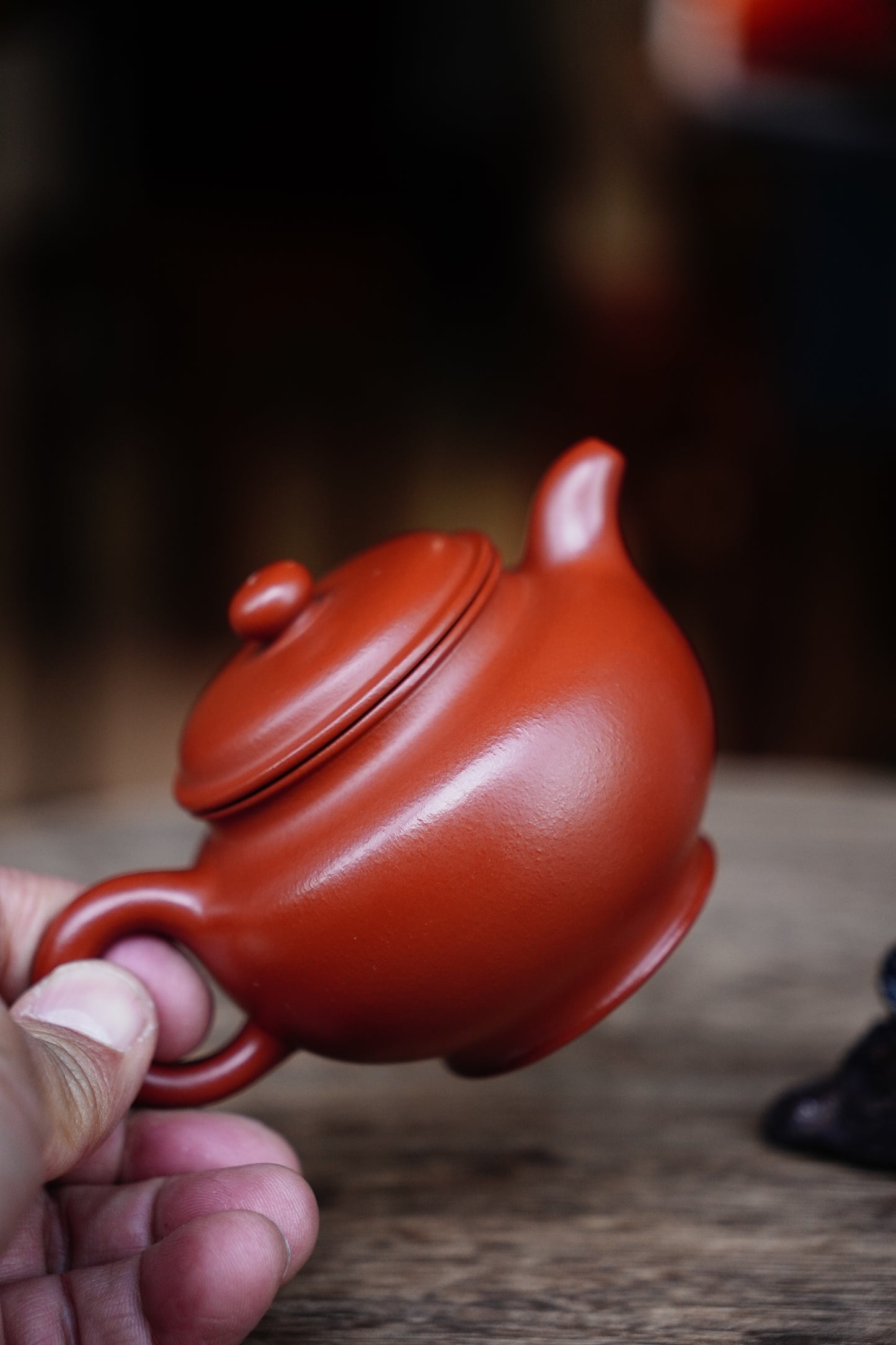 Authentic Yixing Zhuni clay Duozhi Teapot 200ml - Perfect for Oolong & Pu-erh Tea Zisha clay