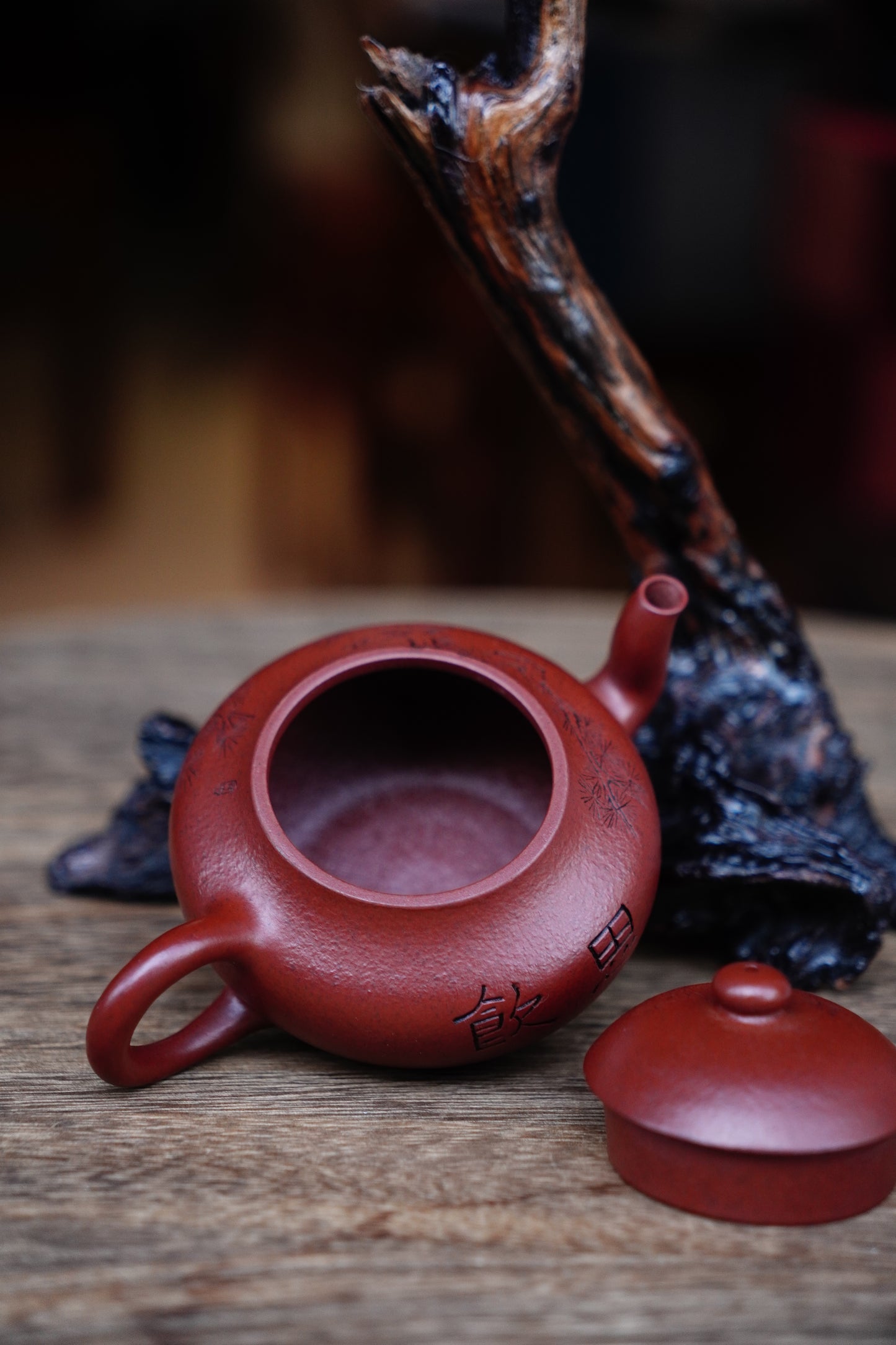 Collectible Pearshape teaPot (Yixing Zisha Artisan) - Handcrafted Old Zhu Ni clay Teapot 130ml Full-Handmade Zen Premium clay