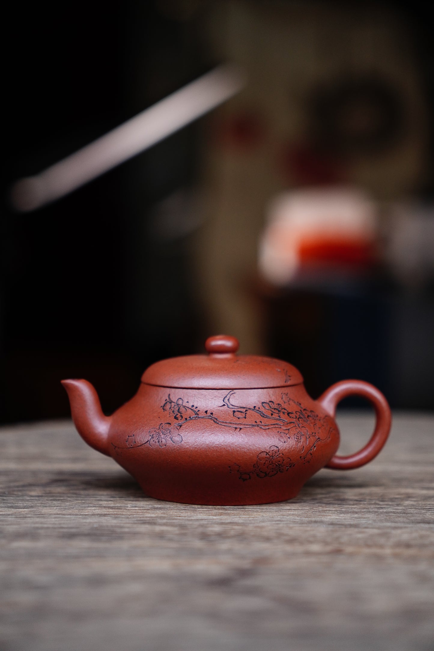 Collectible Biandeng teapot (Yixing Zisha Artisan) - Handcrafted Old Zhu Ni clay Teapot 130ml Full-Handmade Zen Premium clay