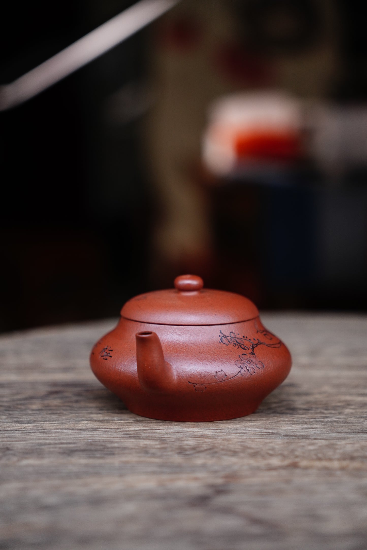 Collectible Biandeng teapot (Yixing Zisha Artisan) - Handcrafted Old Zhu Ni clay Teapot 130ml Full-Handmade Zen Premium clay