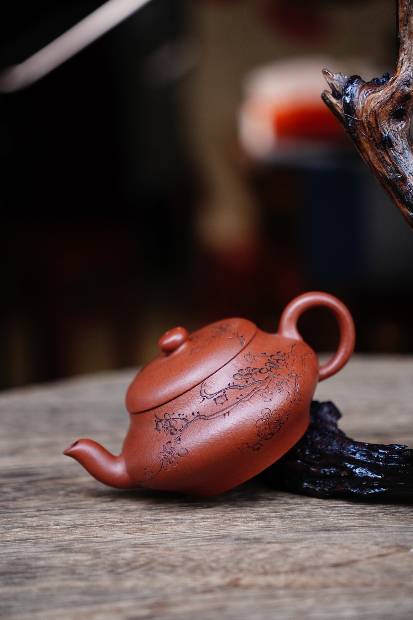 Collectible Biandeng teapot (Yixing Zisha Artisan) - Handcrafted Old Zhu Ni clay Teapot 130ml Full-Handmade Zen Premium clay