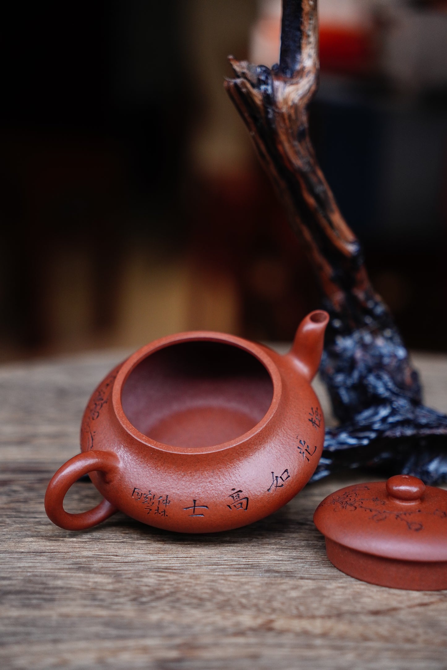 Collectible Biandeng teapot (Yixing Zisha Artisan) - Handcrafted Old Zhu Ni clay Teapot 130ml Full-Handmade Zen Premium clay