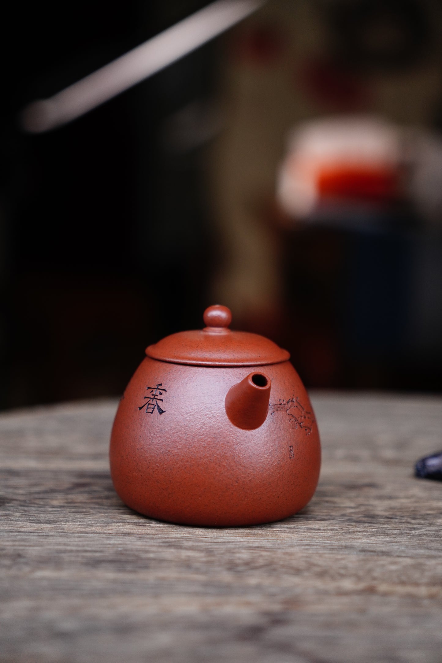 Collectible Weng Teapot (Yixing Zisha Artisan) - Handcrafted Old Zhu Ni clay Teapot 150ml Full-Handmade Zen Premium clay
