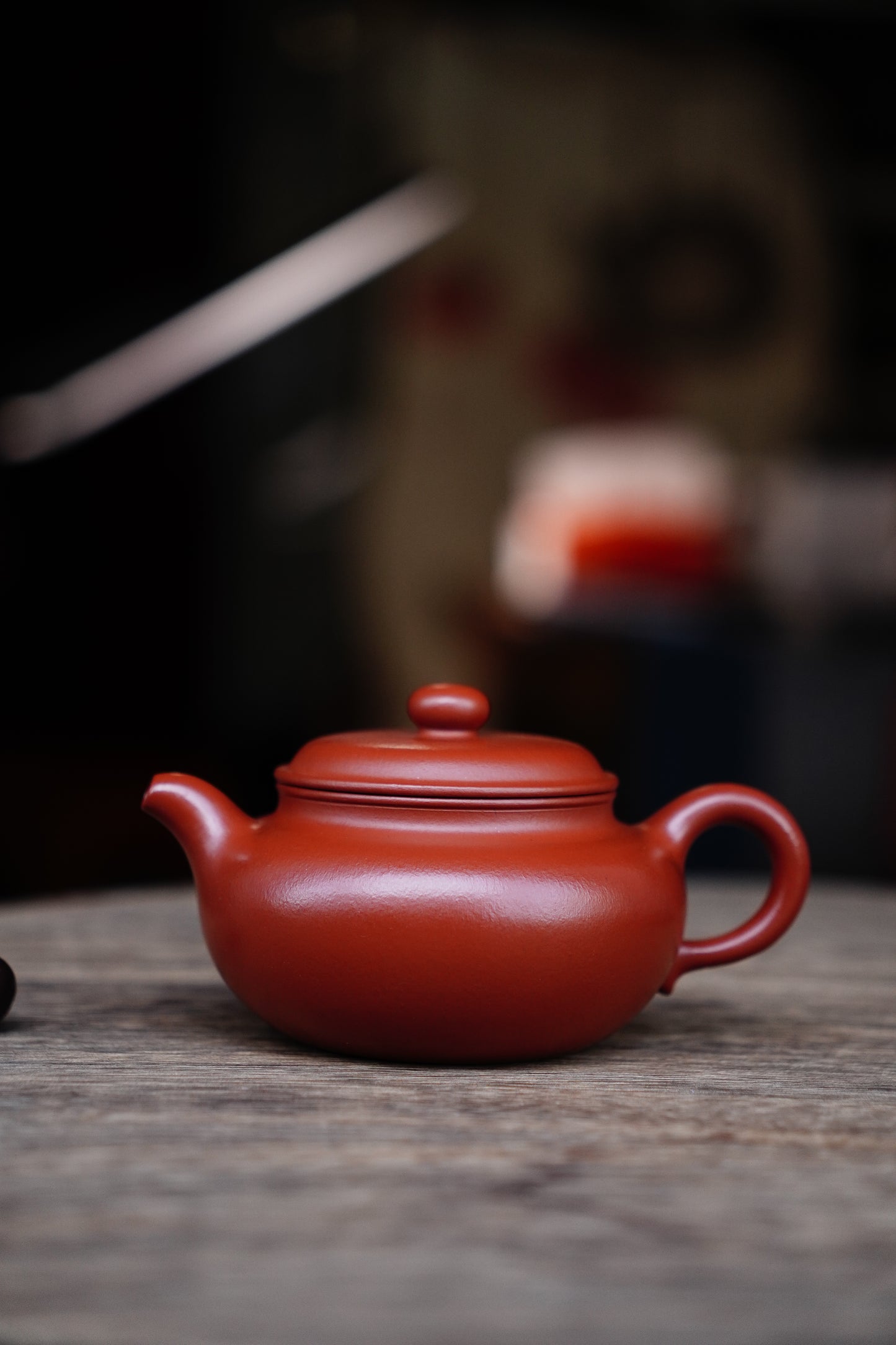 Collectible Fanggu Teapot (Yixing Zisha Artisan) - Handcrafted Old Zhu Ni clay Teapot 200ml Full-Handmade Zen Premium clay