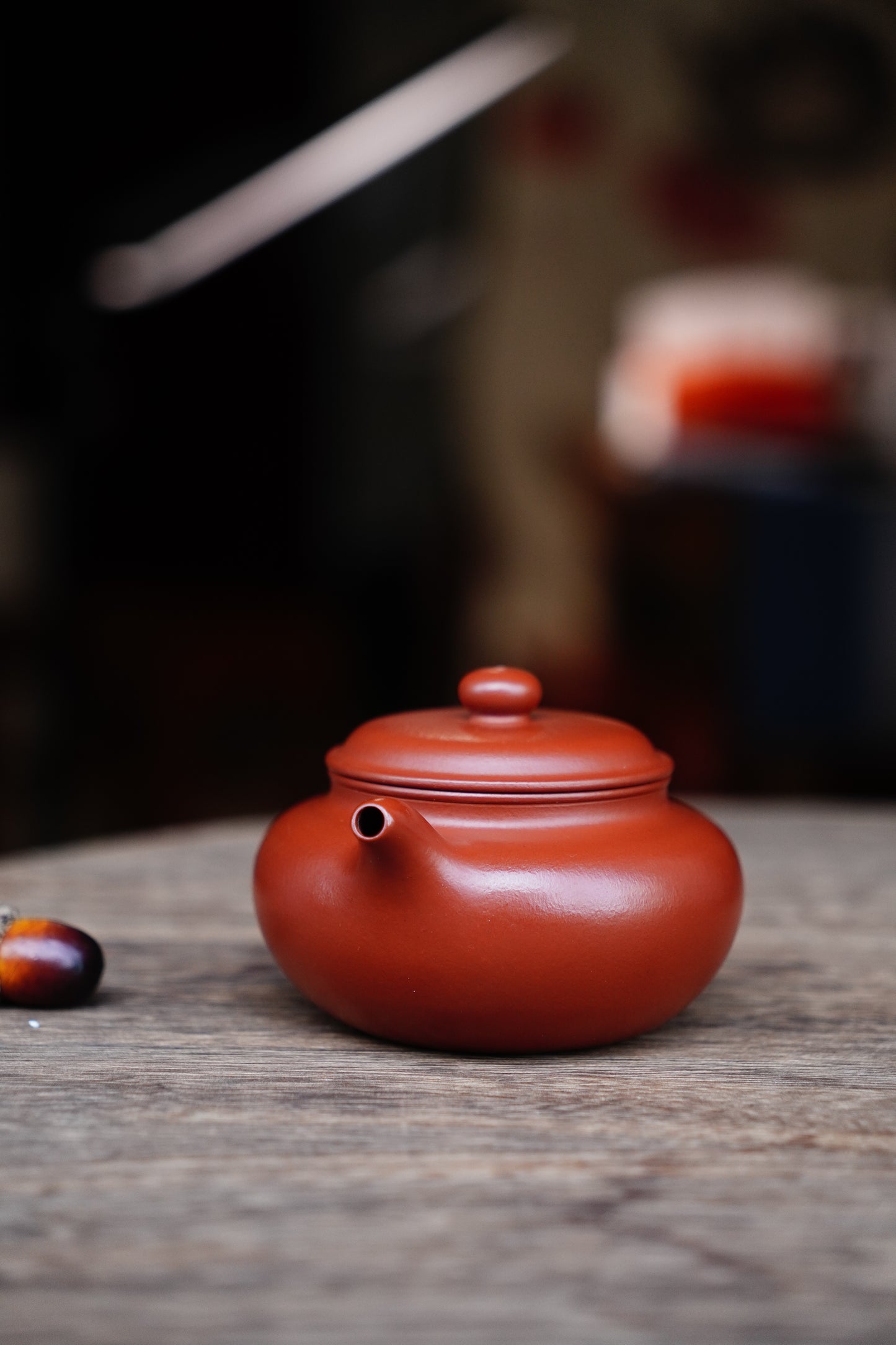 Collectible Fanggu Teapot (Yixing Zisha Artisan) - Handcrafted Old Zhu Ni clay Teapot 200ml Full-Handmade Zen Premium clay