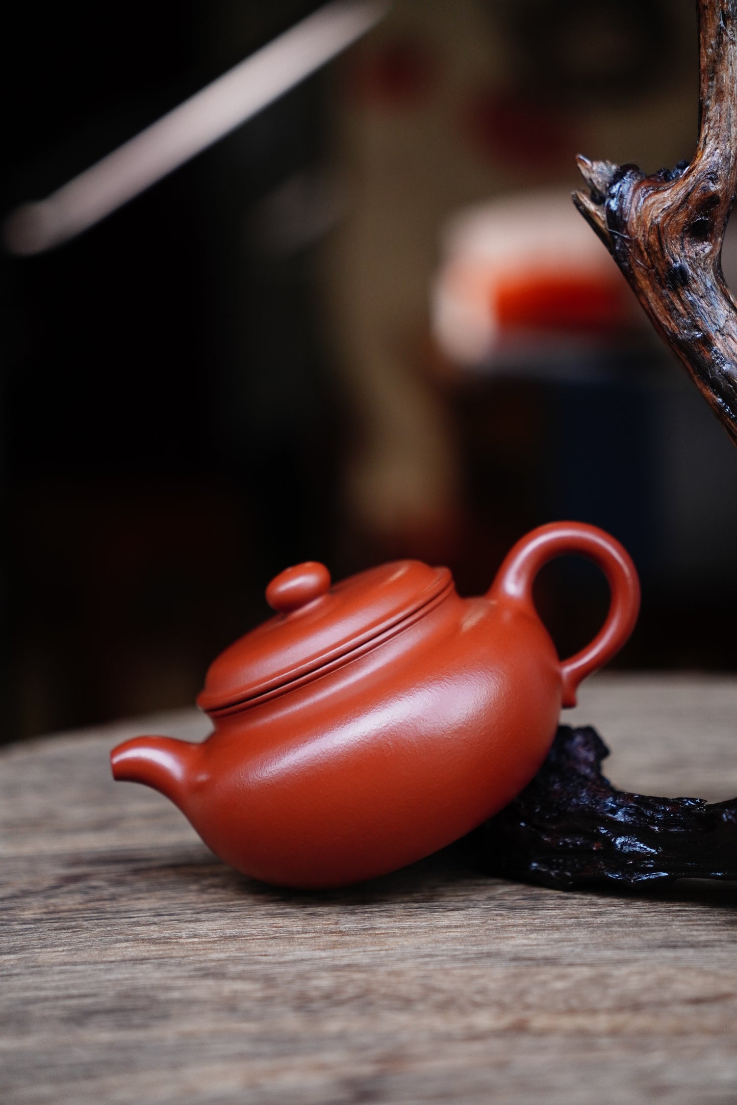 Collectible Fanggu Teapot (Yixing Zisha Artisan) - Handcrafted Old Zhu Ni clay Teapot 200ml Full-Handmade Zen Premium clay