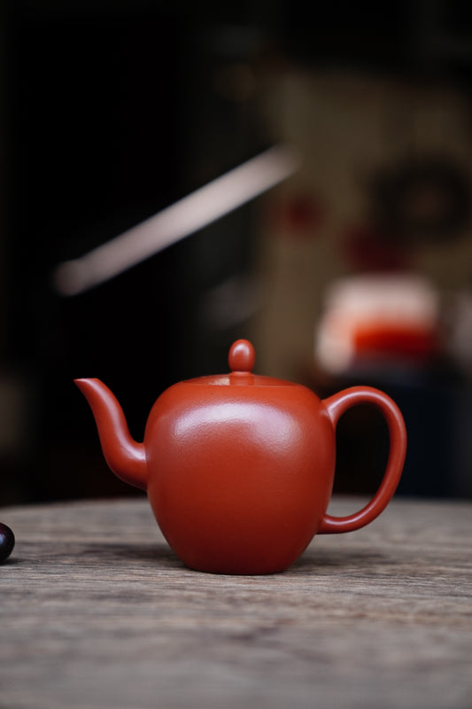 Collectible Meirenjian Teapot (Yixing Zisha Artisan) - Handcrafted Old Zhu Ni clay Teapot 170ml Full-Handmade Zen Premium clay
