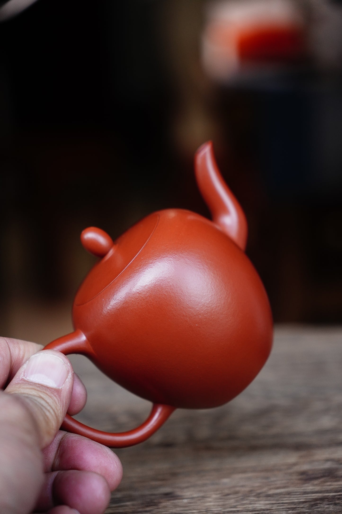 Collectible Meirenjian Teapot (Yixing Zisha Artisan) - Handcrafted Old Zhu Ni clay Teapot 170ml Full-Handmade Zen Premium clay
