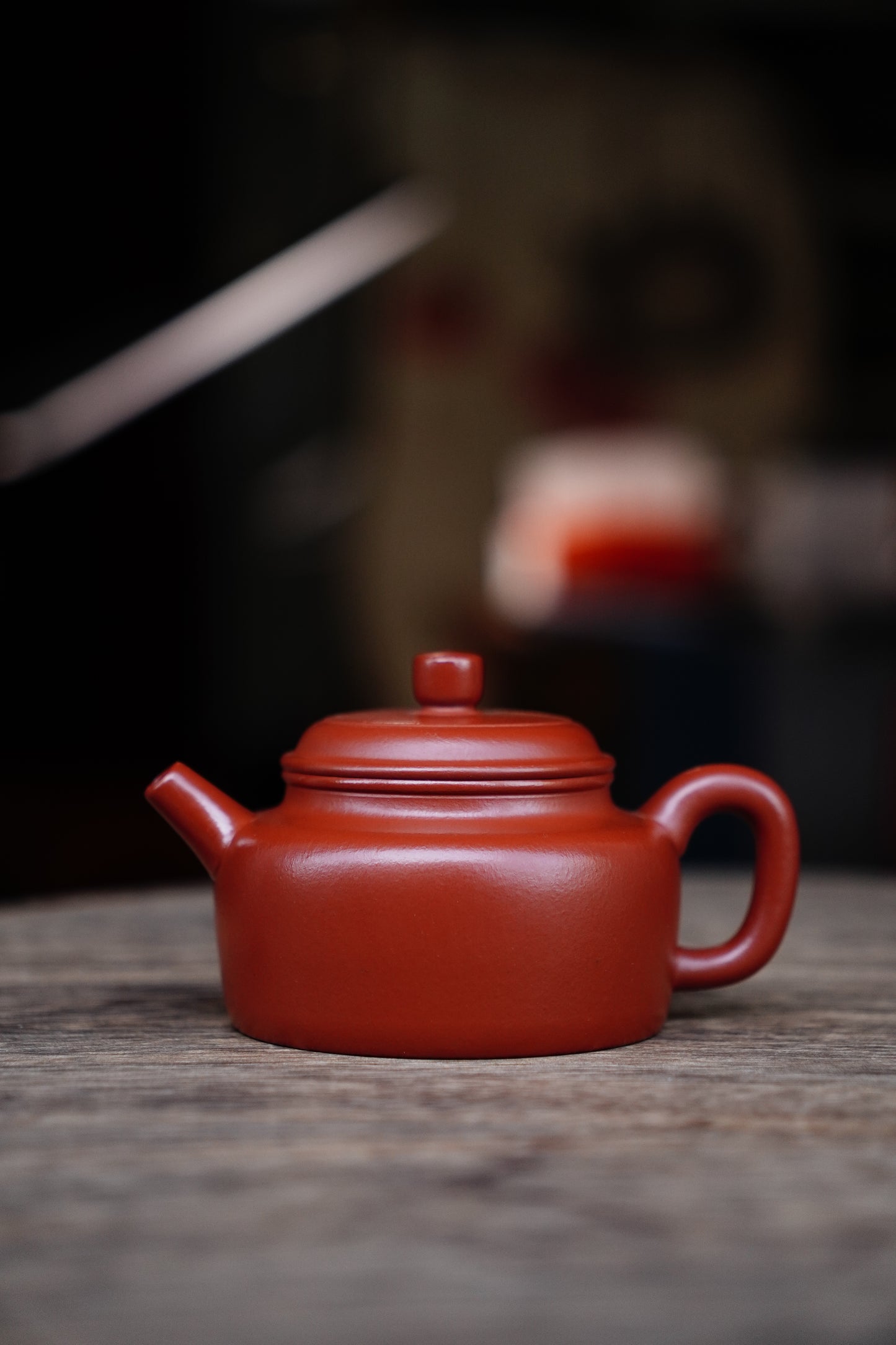 Full-Handmade Dezhong teapot, Old zhuni clay, 180ml Collectible Zen Traditional Chinese Tea Art
