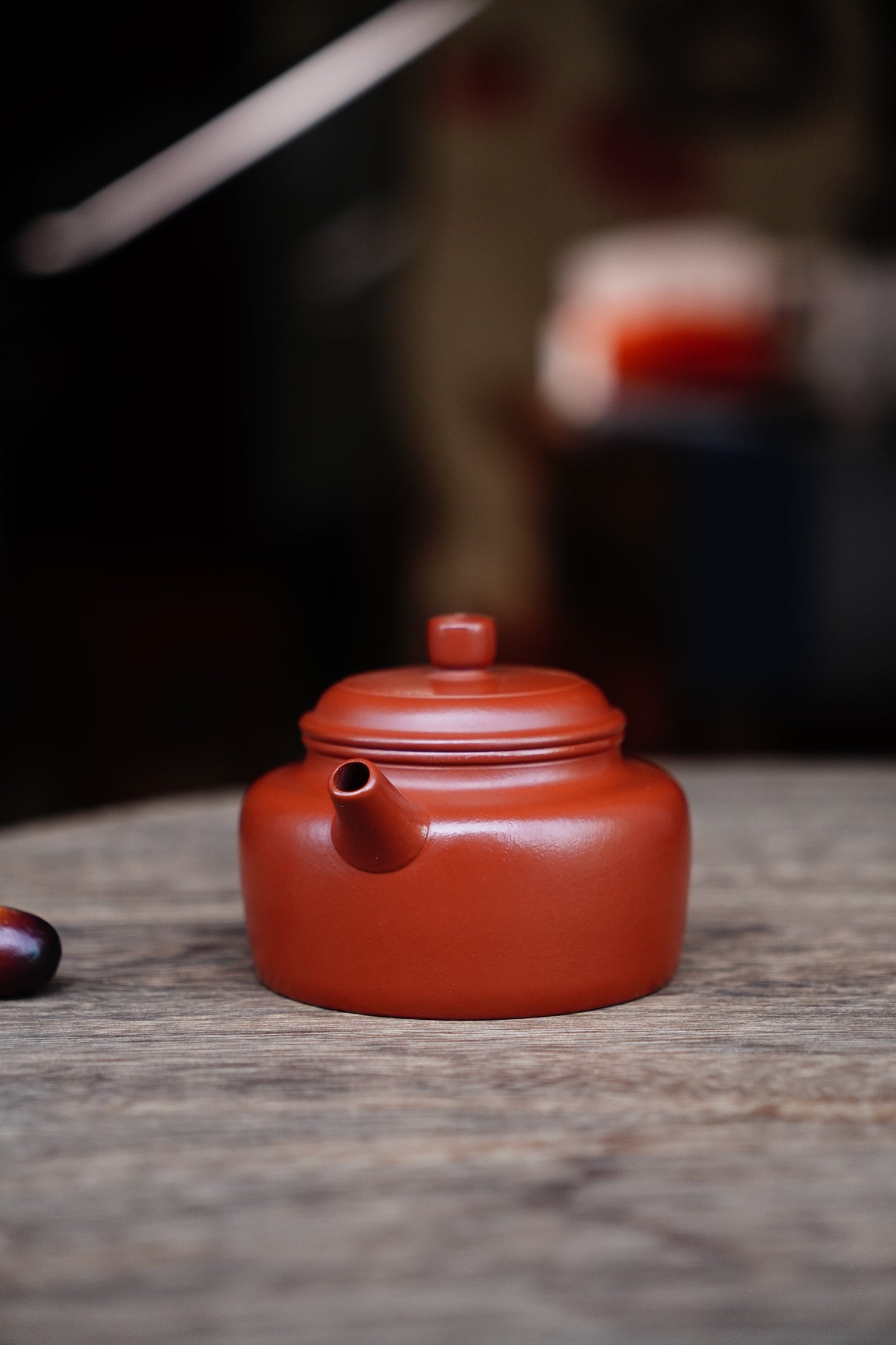 Full-Handmade Dezhong teapot, Old zhuni clay, 180ml Collectible Zen Traditional Chinese Tea Art