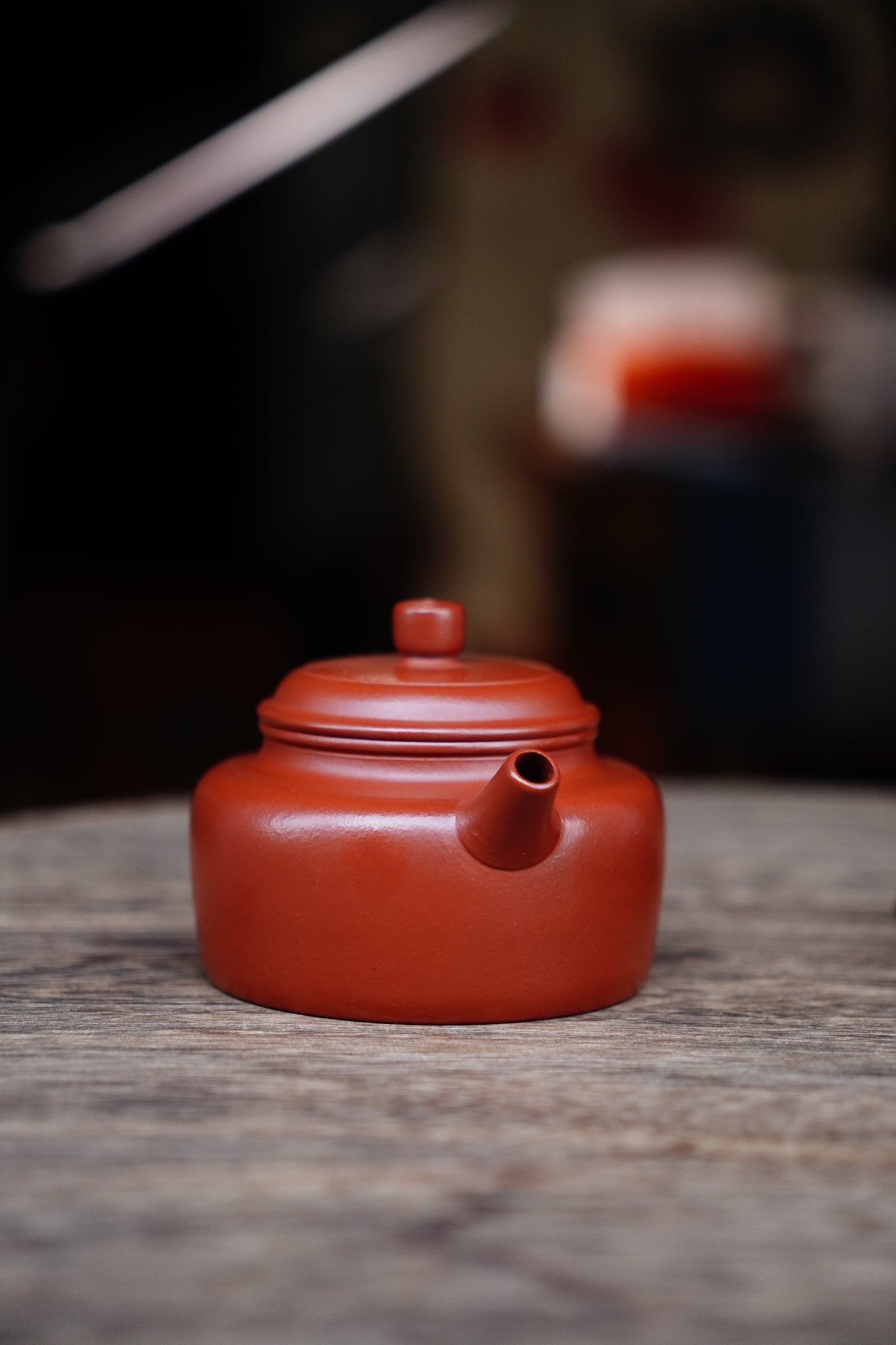 Full-Handmade Dezhong teapot, Old zhuni clay, 180ml Collectible Zen Traditional Chinese Tea Art