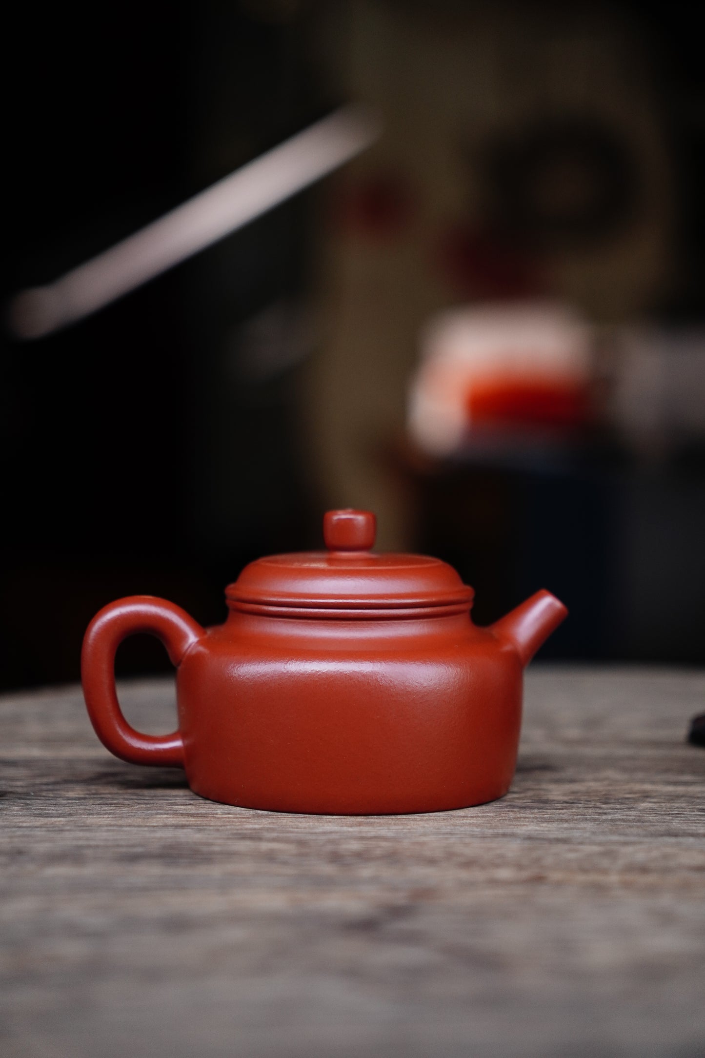 Full-Handmade Dezhong teapot, Old zhuni clay, 180ml Collectible Zen Traditional Chinese Tea Art