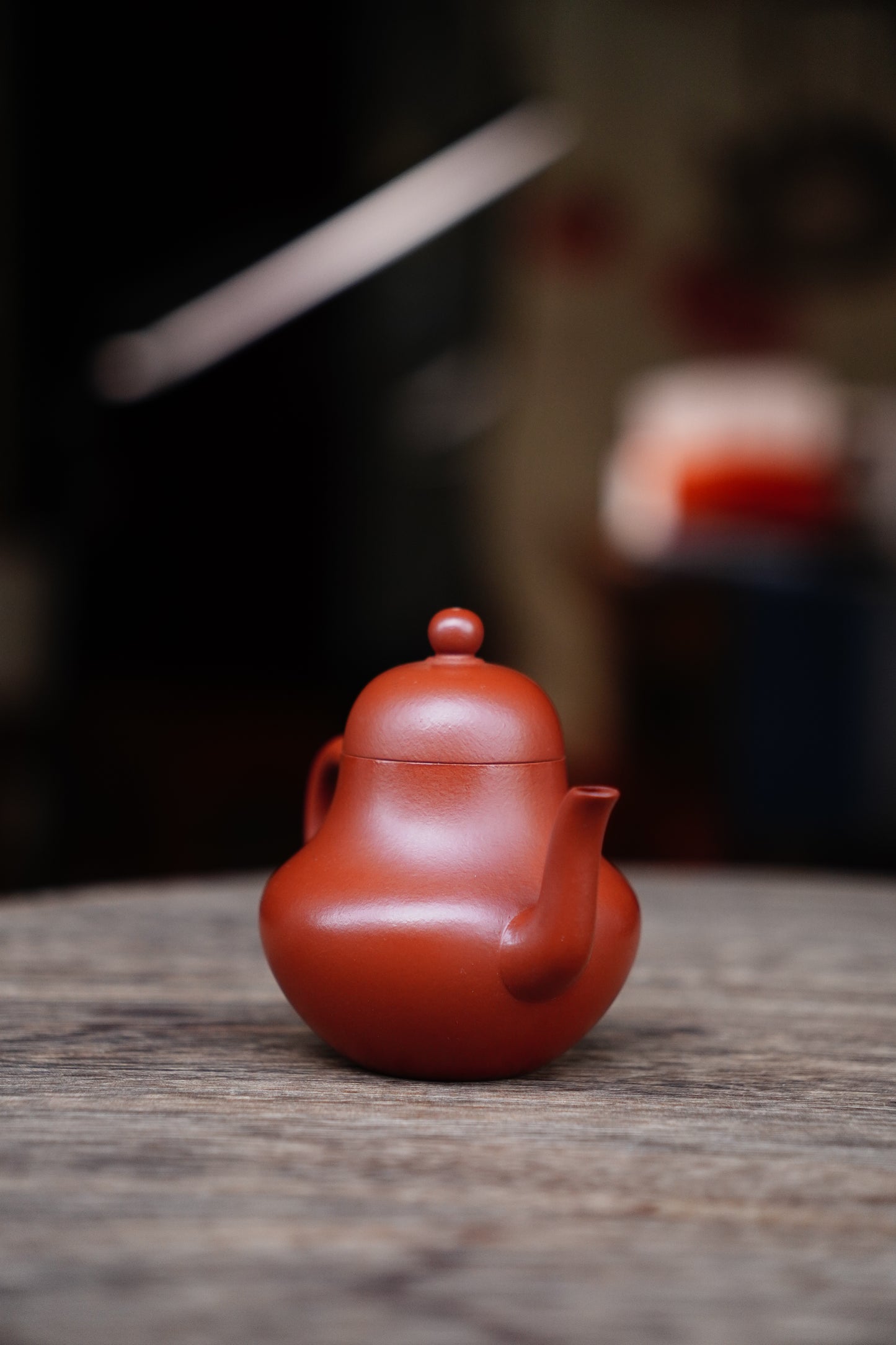 Collectible Siting Pot (Yixing Zisha Artisan) - Handcrafted Old Zhu Ni clay Teapot 130ml Full-Handmade Zen
