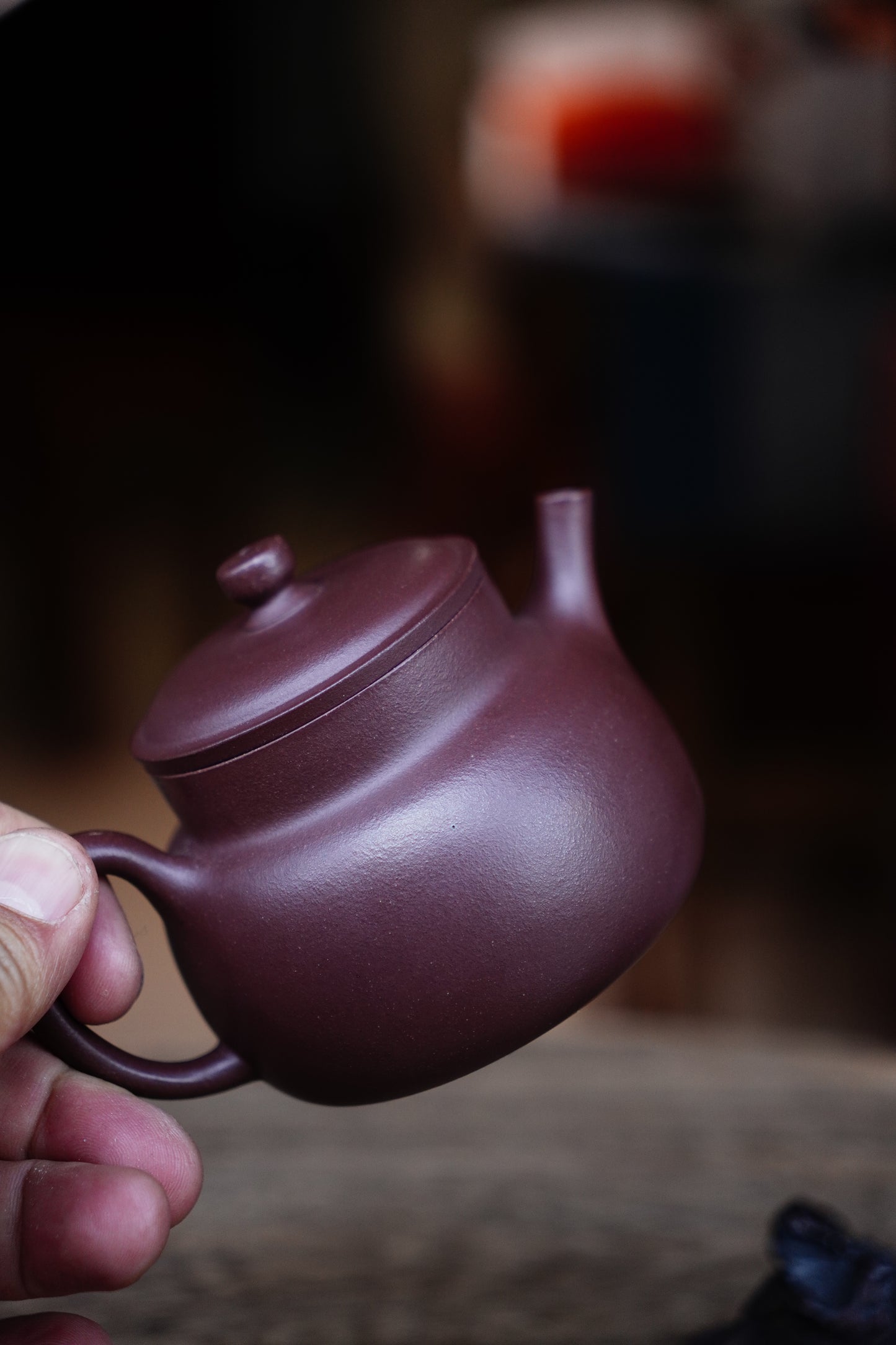 Full-Handmade Jinhui teapot, purple clay, 210ml Collectible Zen Traditional Chinese Tea Art