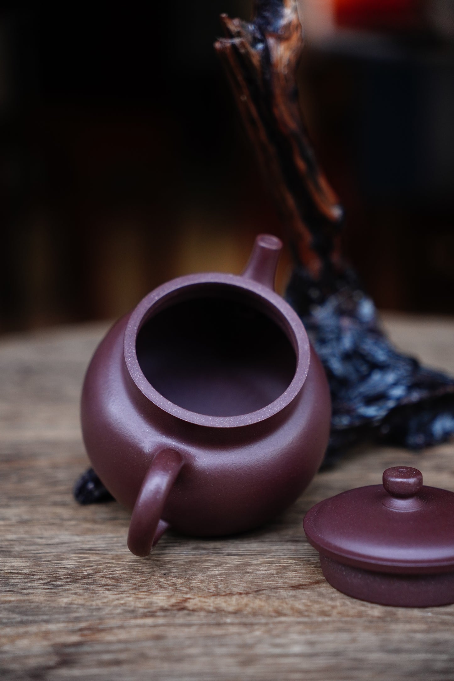 Full-Handmade Jinhui teapot, purple clay, 210ml Collectible Zen Traditional Chinese Tea Art