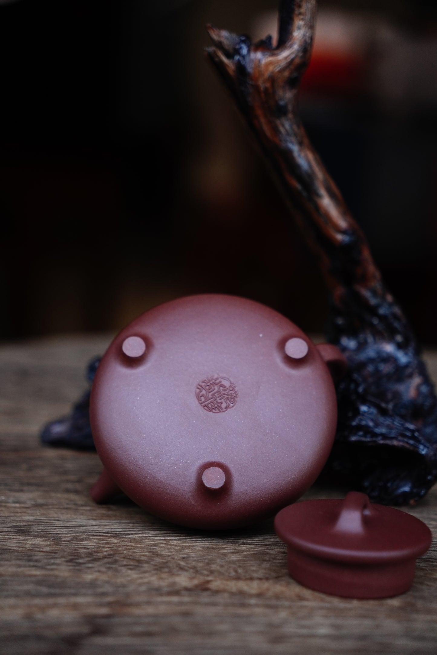 Full-Handmade Xinzhou shipiao teapot, Purple clay, 130ml Collectible Zen Traditional Chinese Tea Art