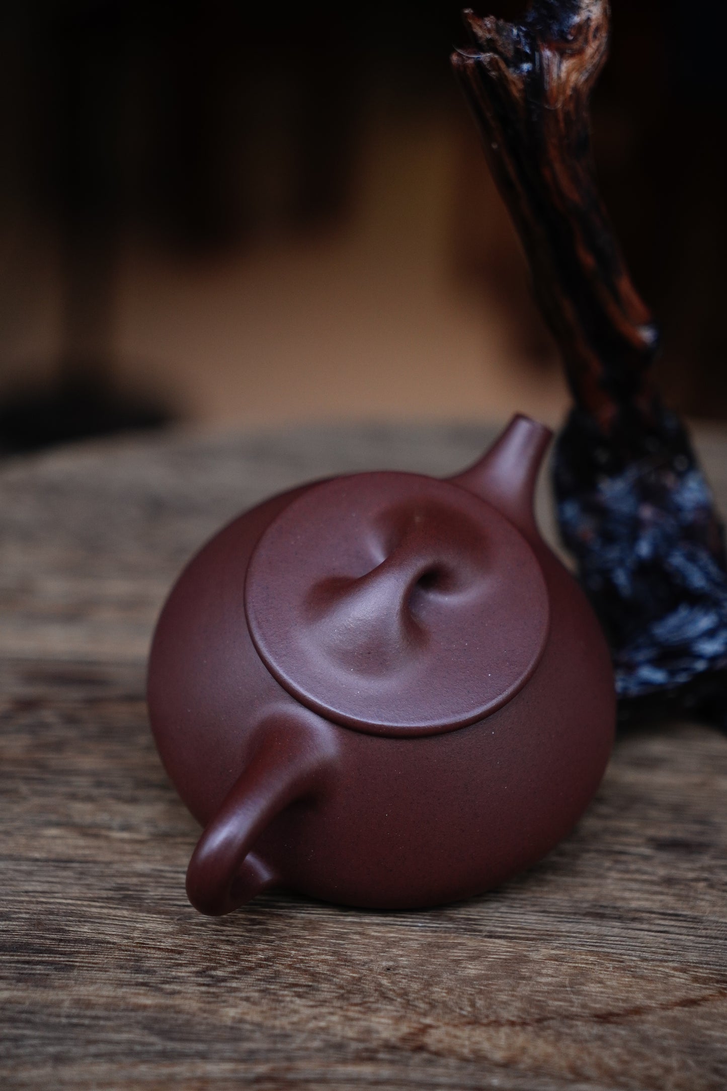 Full-Handmade Big manpiao teapot, purple clay, 210ml Collectible Zen Traditional Chinese Tea Art