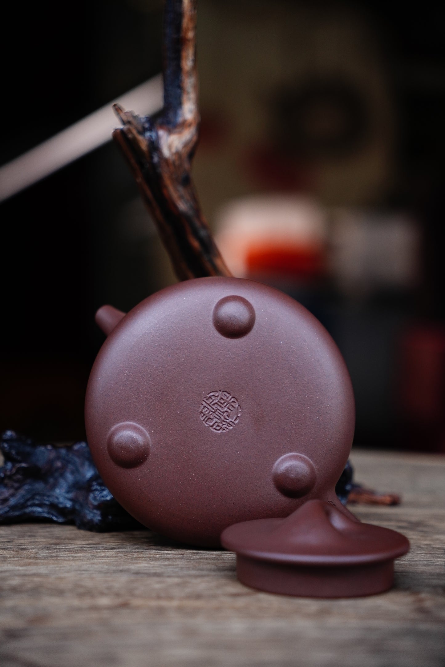 Full-Handmade Big manpiao teapot, purple clay, 210ml Collectible Zen Traditional Chinese Tea Art