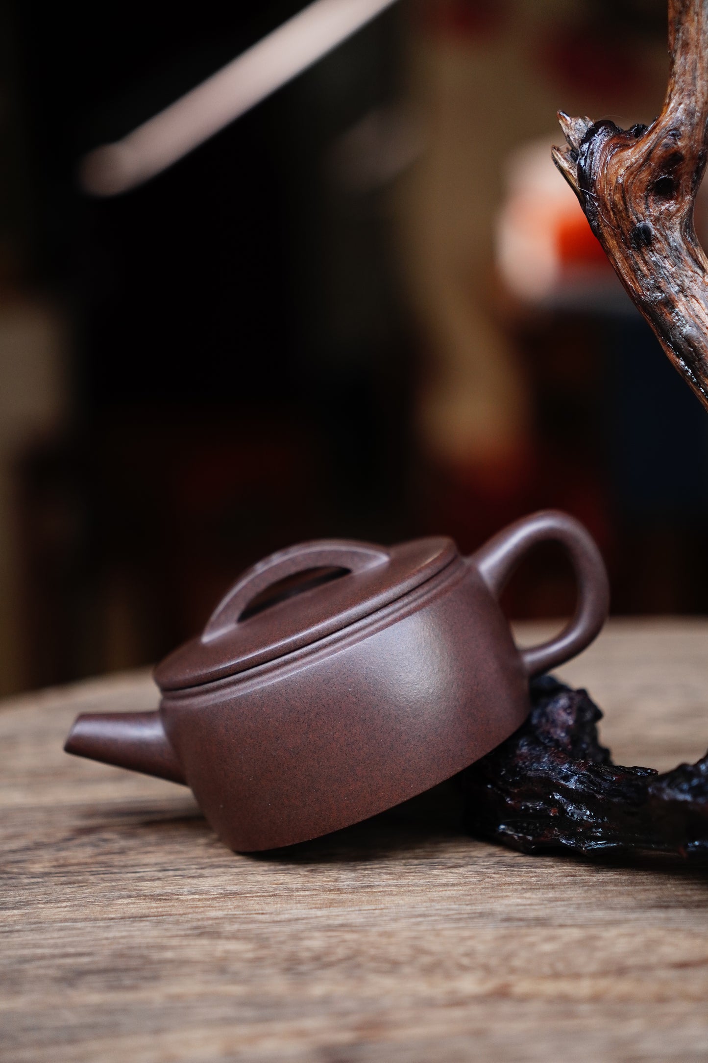 Full-Handmade Hanwa teapot, black xing clay, 130ml Collectible Zen Traditional Chinese Tea Art