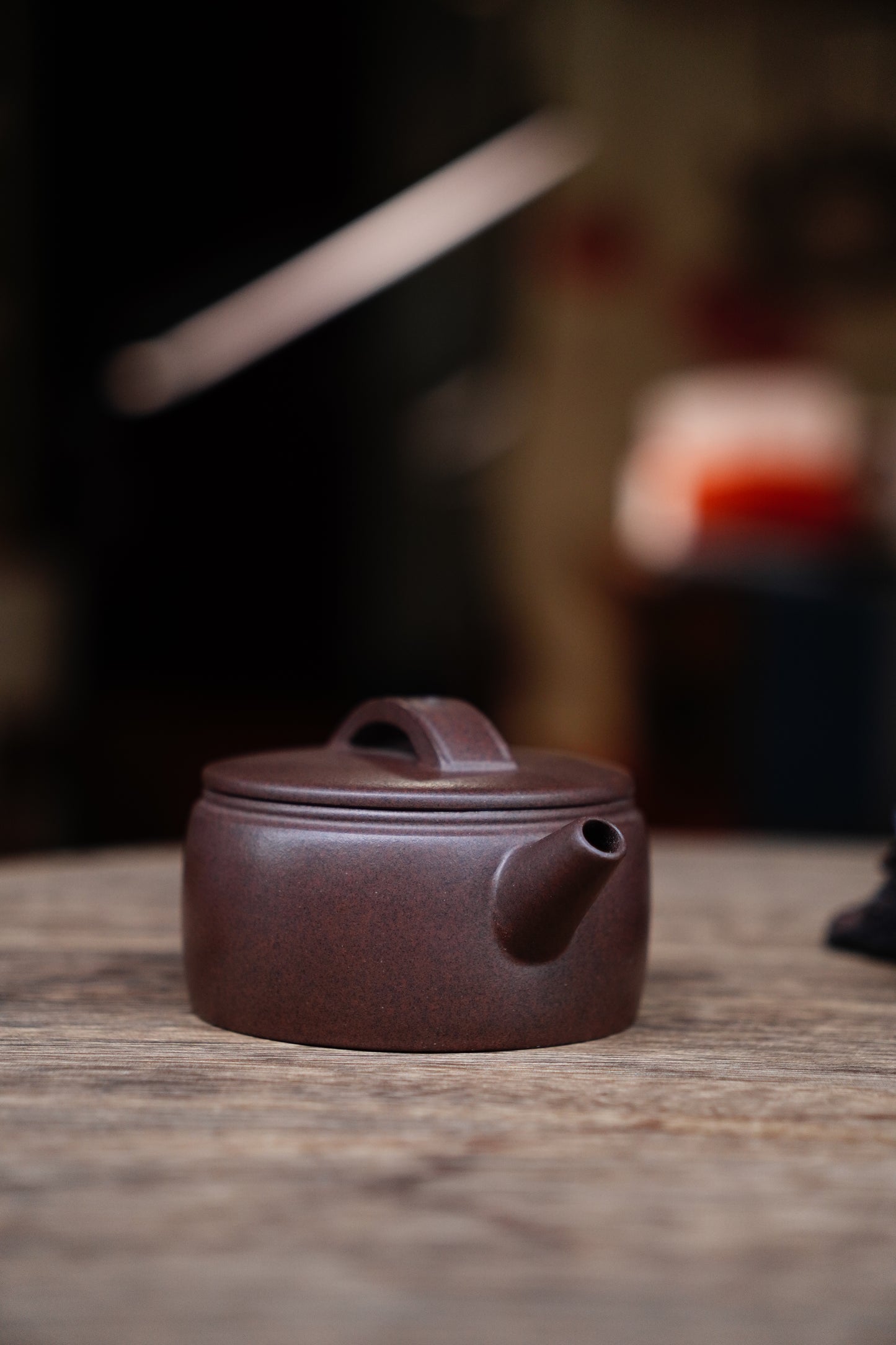 Full-Handmade Hanwa teapot, black xing clay, 130ml Collectible Zen Traditional Chinese Tea Art