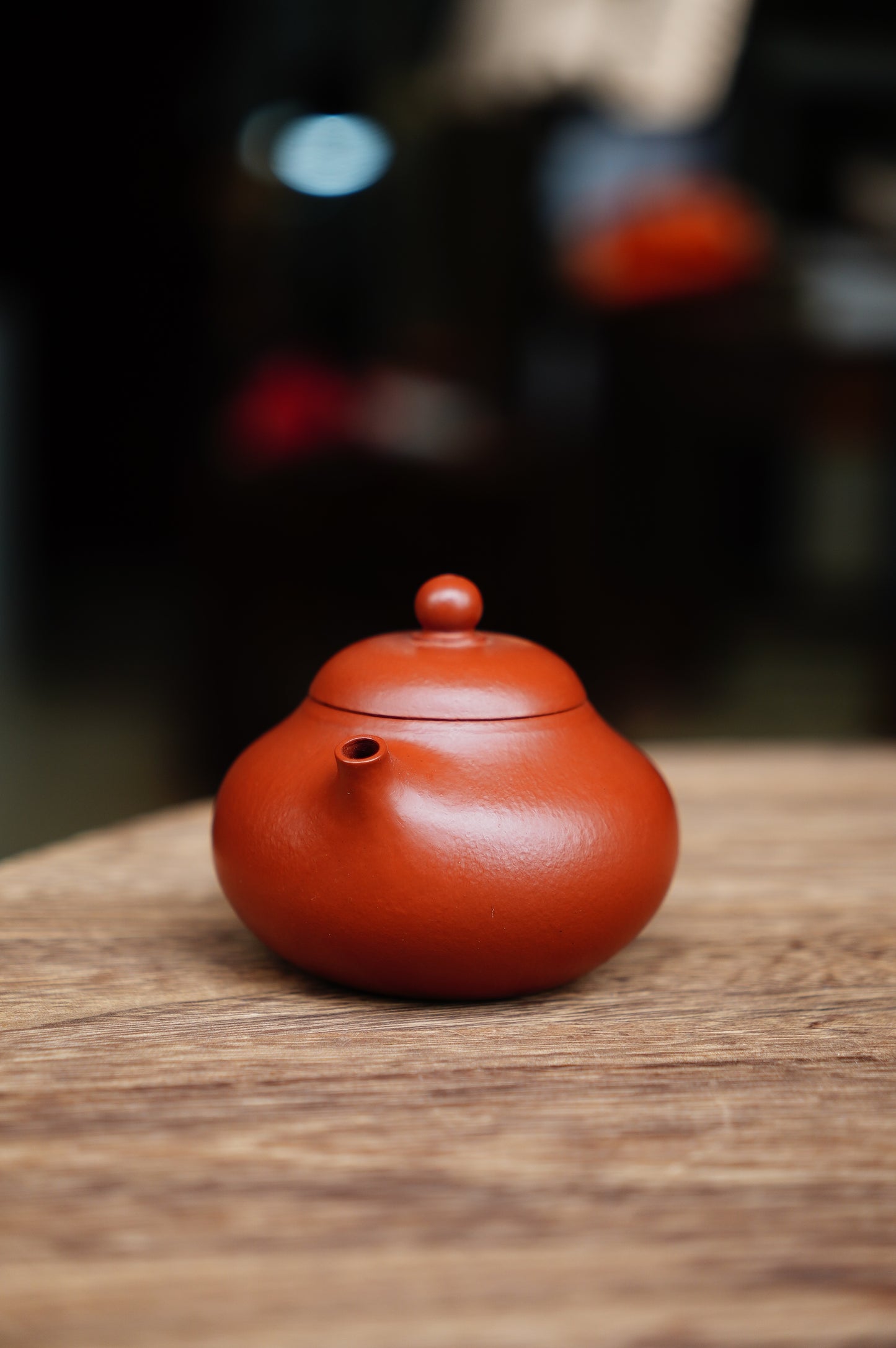 Handmade Da Hong Pao Zisha Teapot ‘Wendan’ Style, 135ml, Elegant Yixing Purple Clay, Artisan Gongfu Teaware for Tea Ceremony