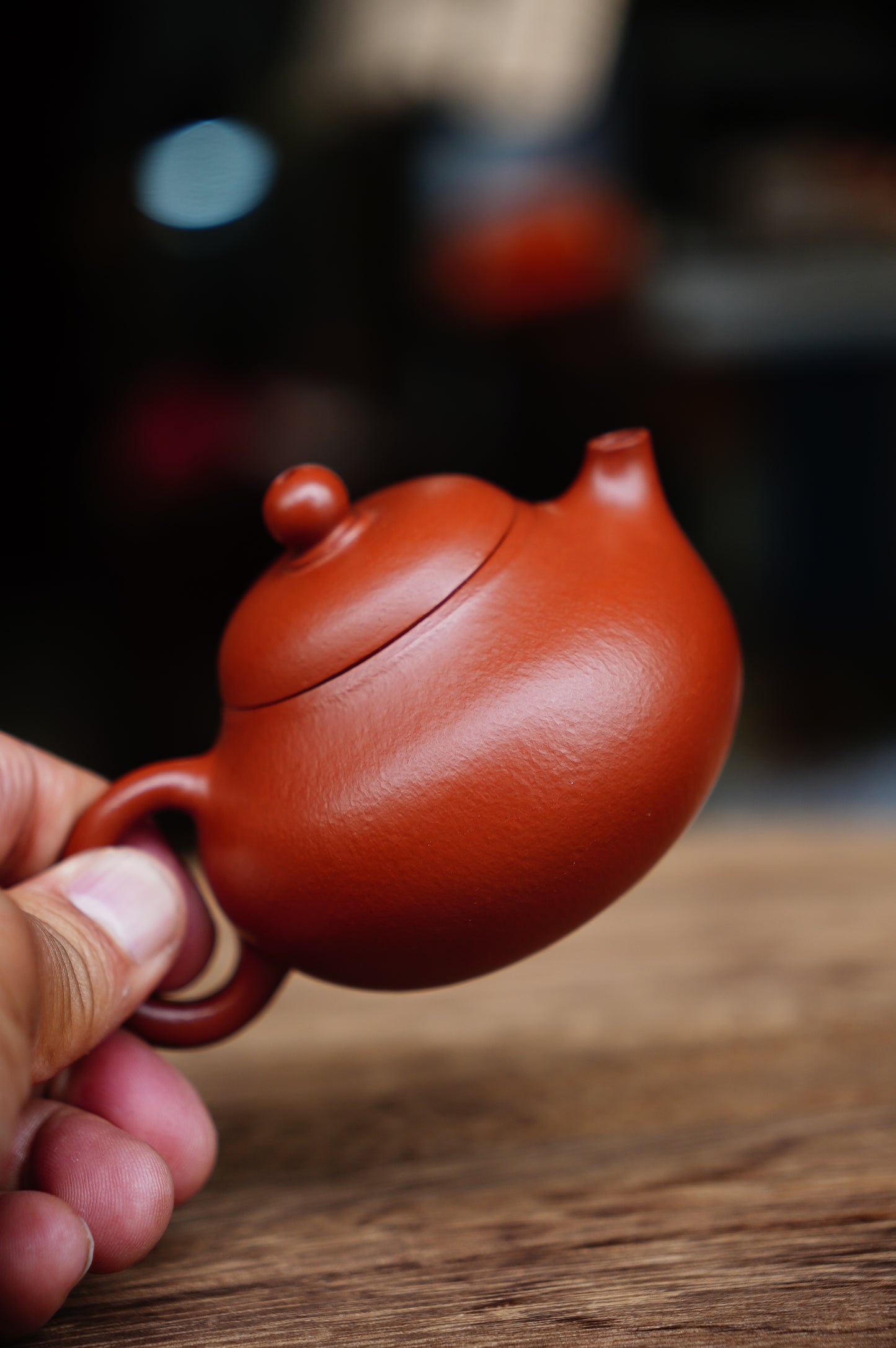 Handmade Da Hong Pao Zisha Teapot ‘Wendan’ Style, 135ml, Elegant Yixing Purple Clay, Artisan Gongfu Teaware for Tea Ceremony