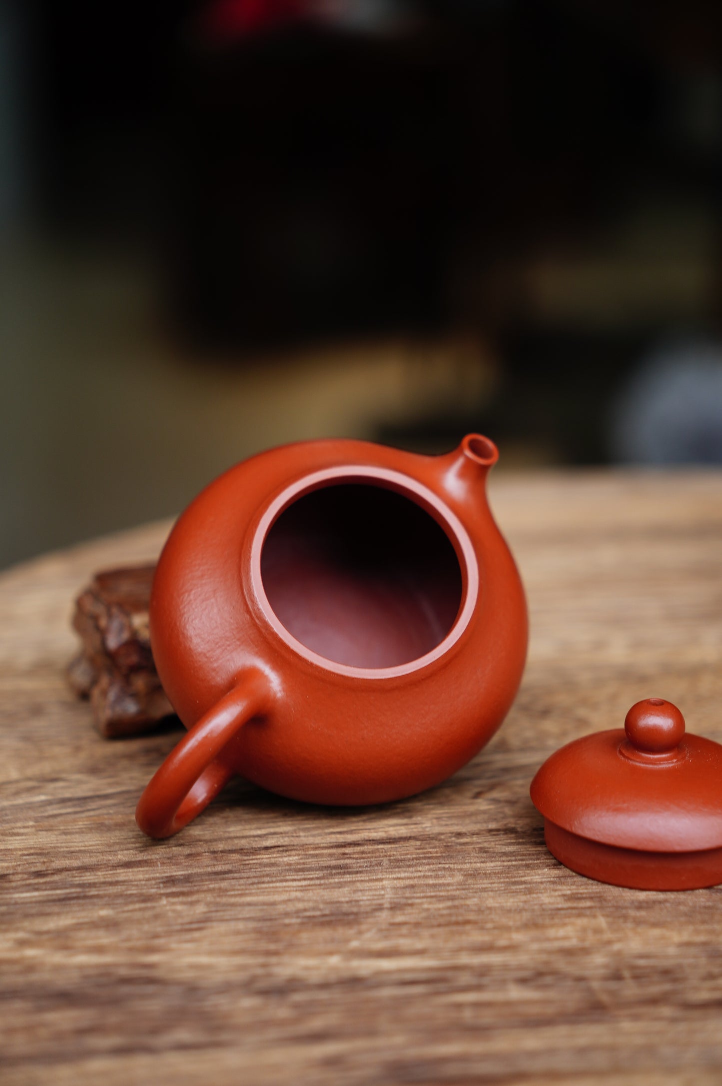 Handmade Da Hong Pao Zisha Teapot ‘Wendan’ Style, 135ml, Elegant Yixing Purple Clay, Artisan Gongfu Teaware for Tea Ceremony