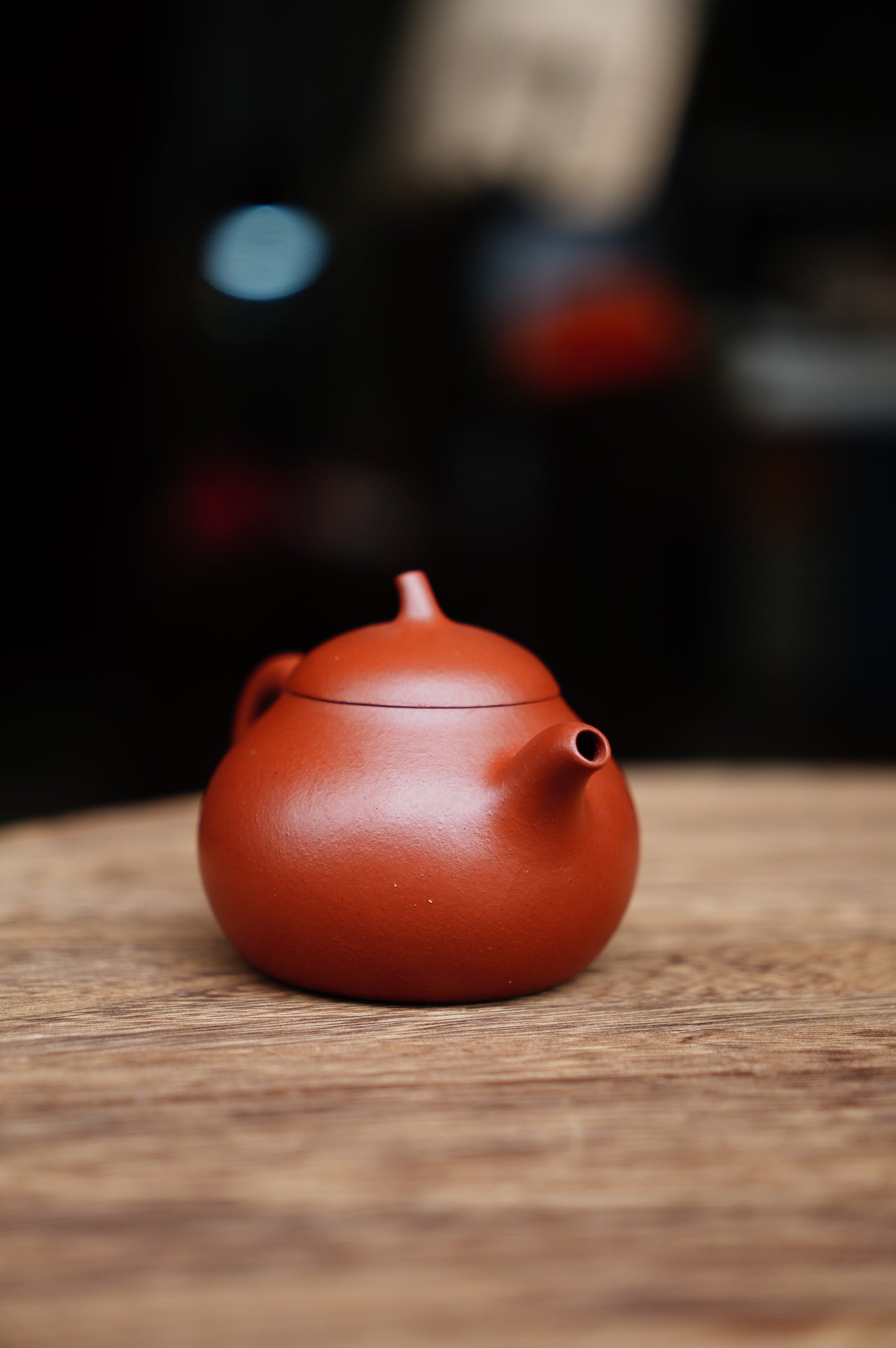 Handmade Yixing “Qie Gua” Purple Clay Teapot, Da Hong Pao Zini 100ml, Mini Gongfu Teapot for Oolong Tea, Small Zisha Teaware
