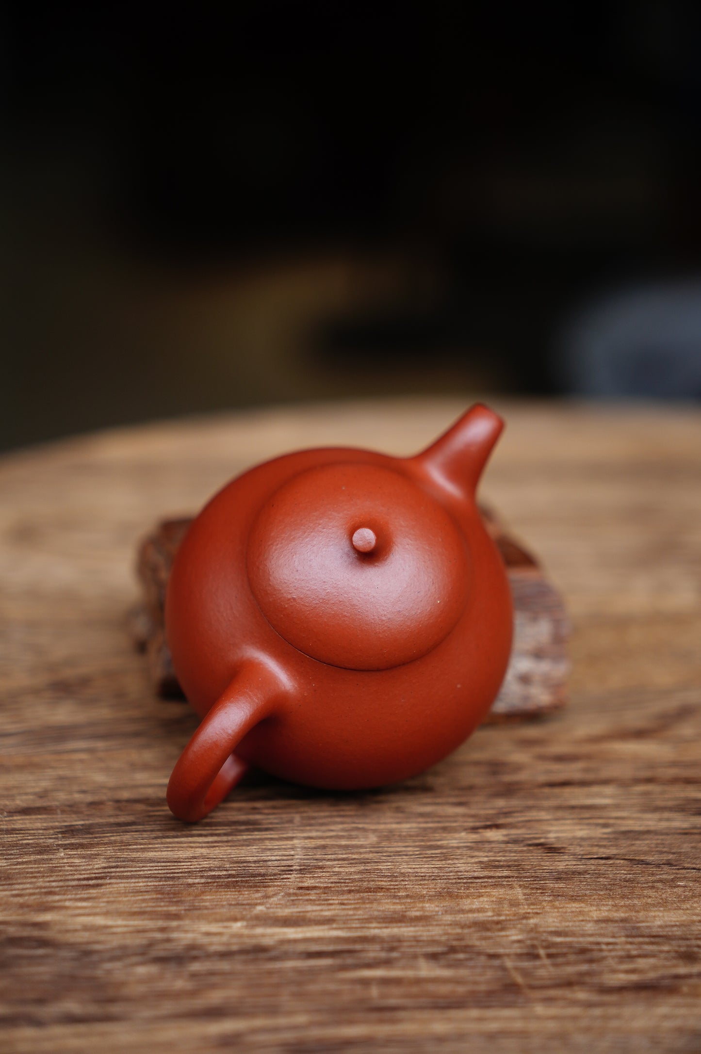 Handmade Yixing “Qie Gua” Purple Clay Teapot, Da Hong Pao Zini 100ml, Mini Gongfu Teapot for Oolong Tea, Small Zisha Teaware