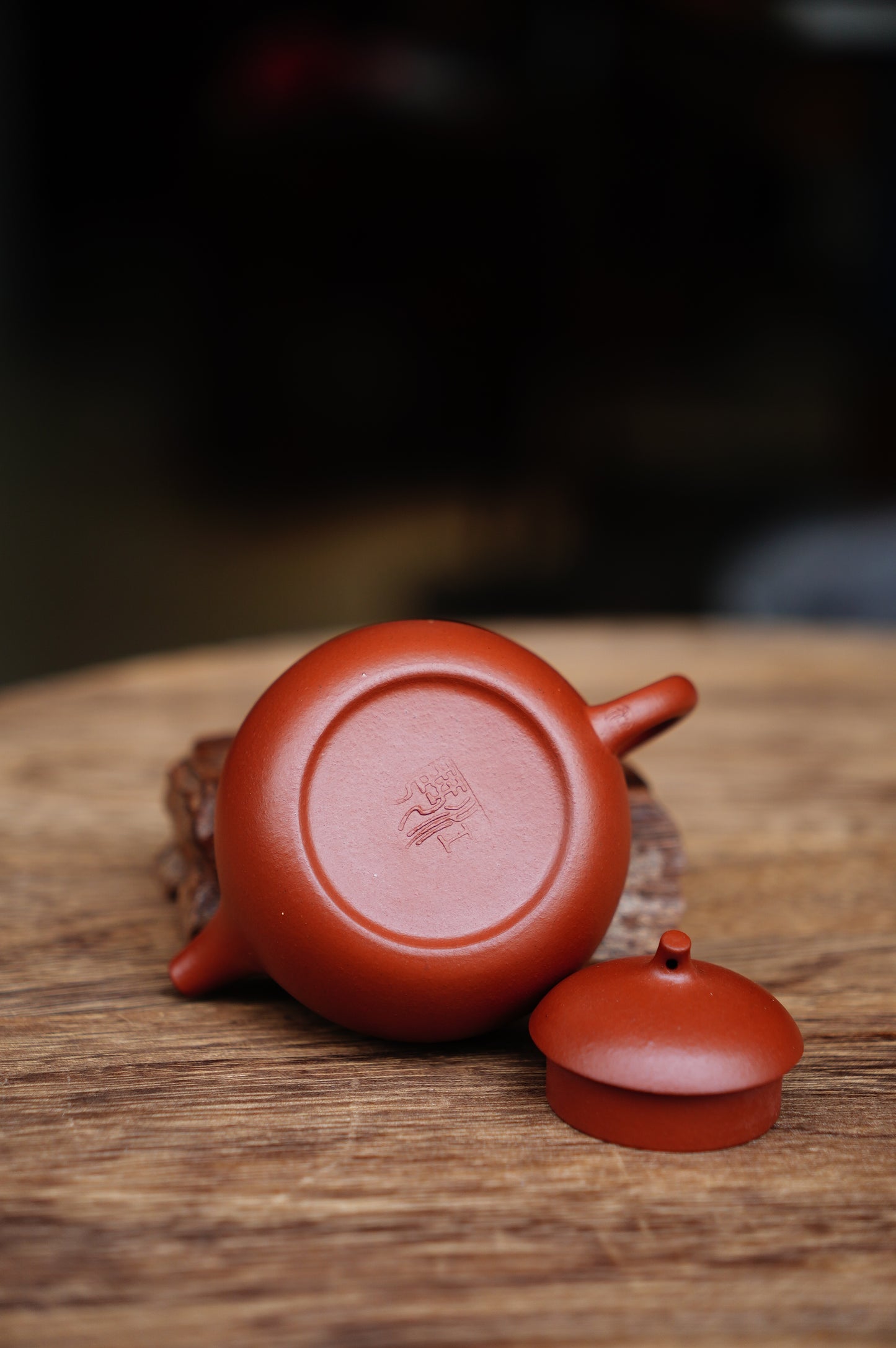 Handcrafted 100ml Zhu Ni Clay Teapot – Gongfu Brewer, Eggplant Shape