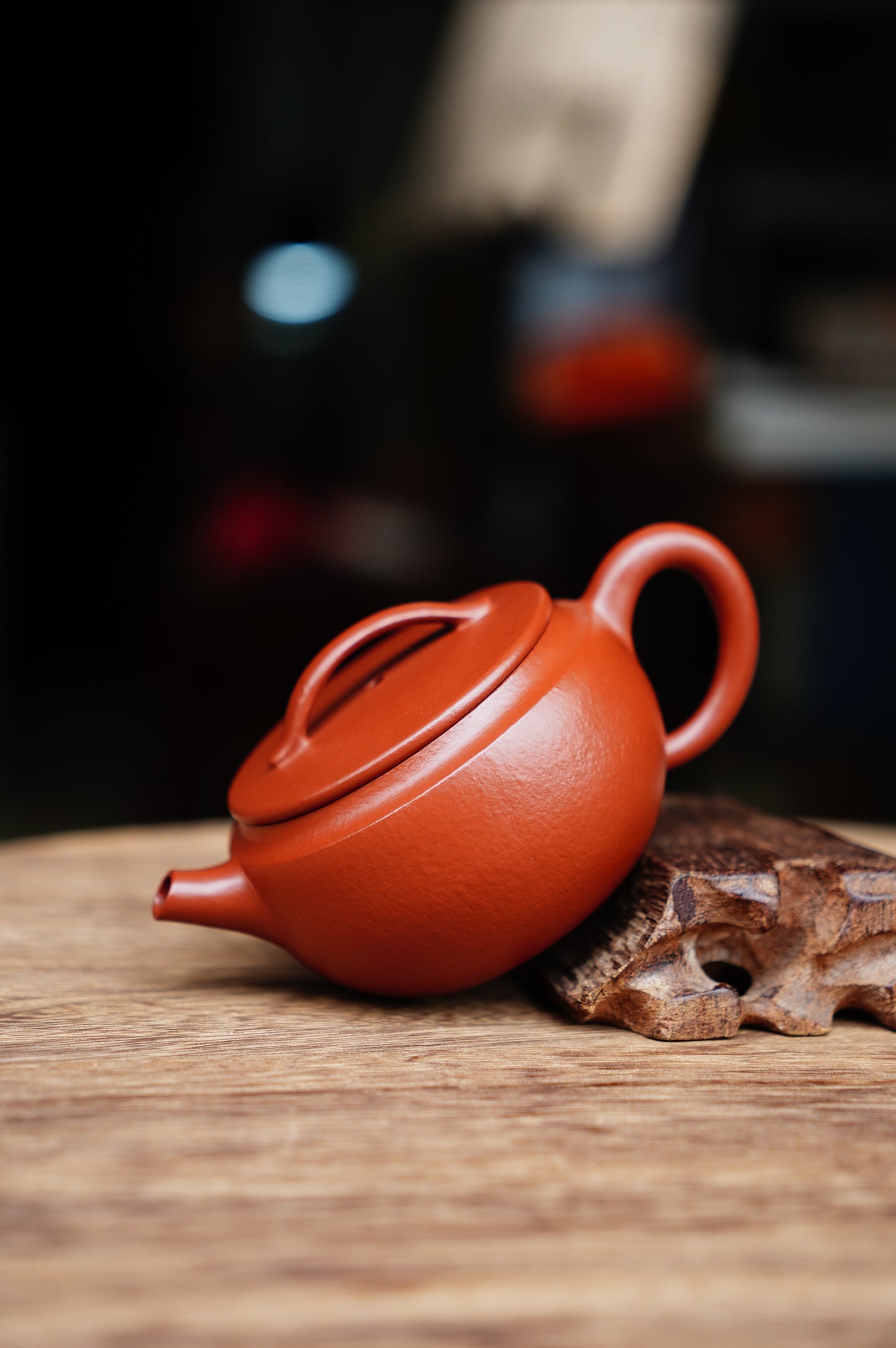 Cloud Bridge” Pattern Yixing Han Wa Purple Clay Teapot, Da Hong Pao Zini 150ml, Handmade Chinese Gongfu Teapot, Collector Zisha Art