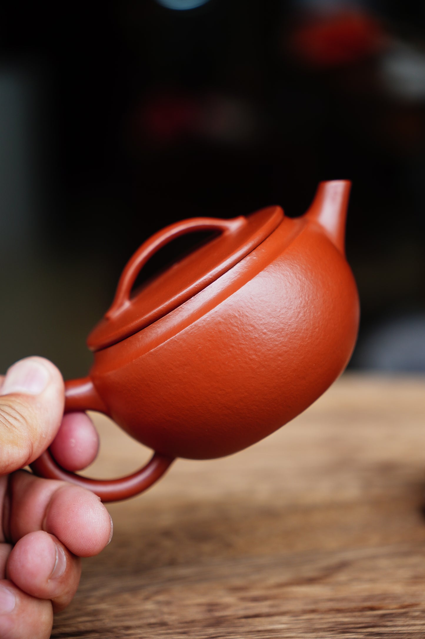 Cloud Bridge” Pattern Yixing Han Wa Purple Clay Teapot, Da Hong Pao Zini 150ml, Handmade Chinese Gongfu Teapot, Collector Zisha Art